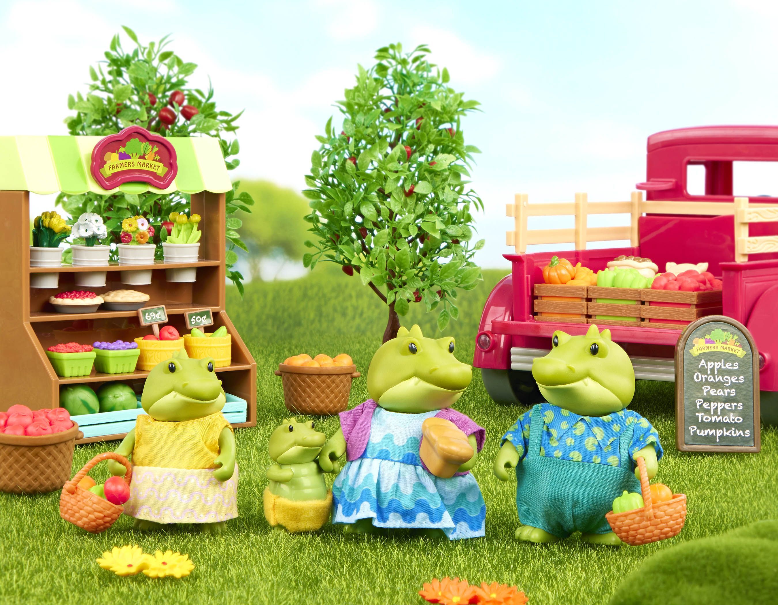 Набір фігурок Li'l Woodzeez Сім'я Крокодилів 4од (WZ6796)фото5