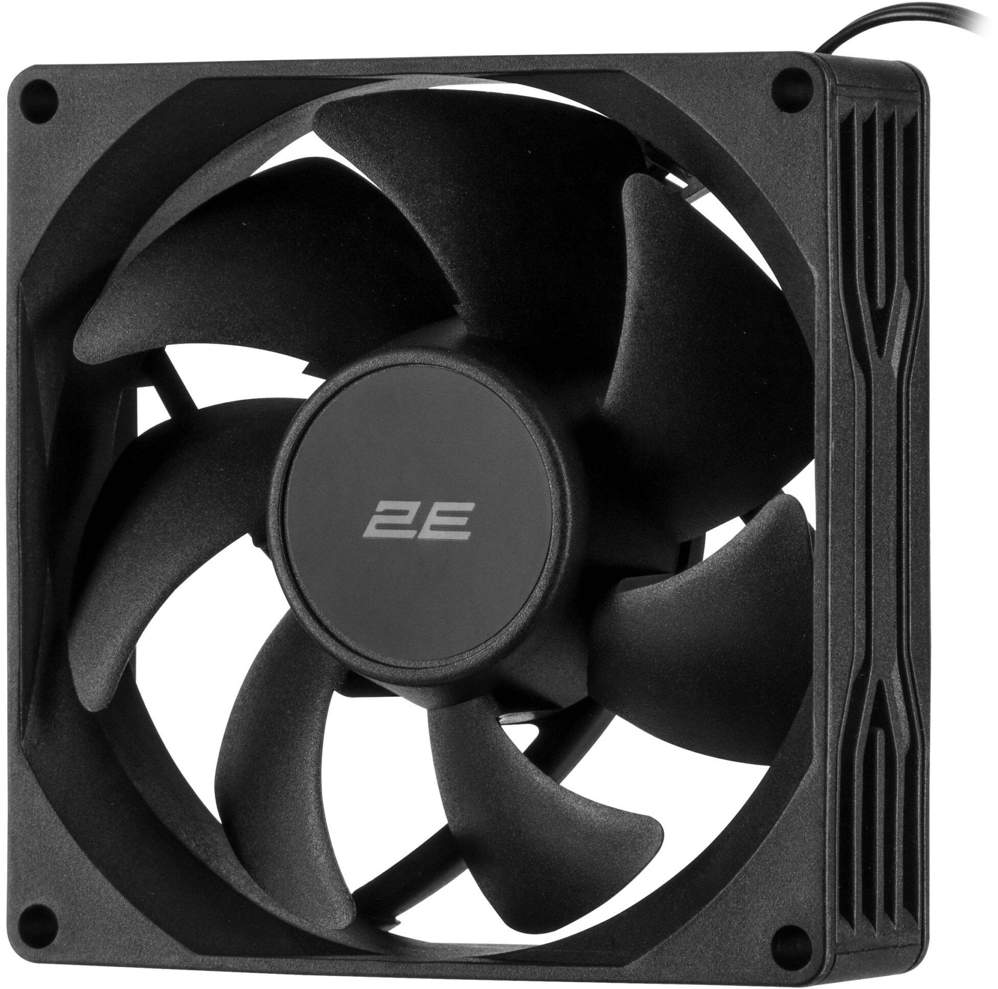 Корпусный вентилятор 2E F90B-S 90мм черный (2E-F90B-S) фото 2