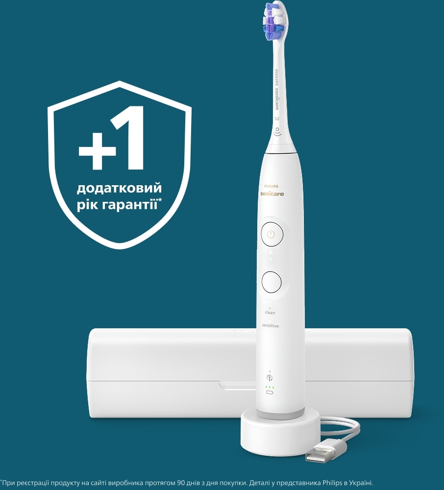 Електрична зубна щітка Philips Sonicare HX7400/06 series 6100фото19