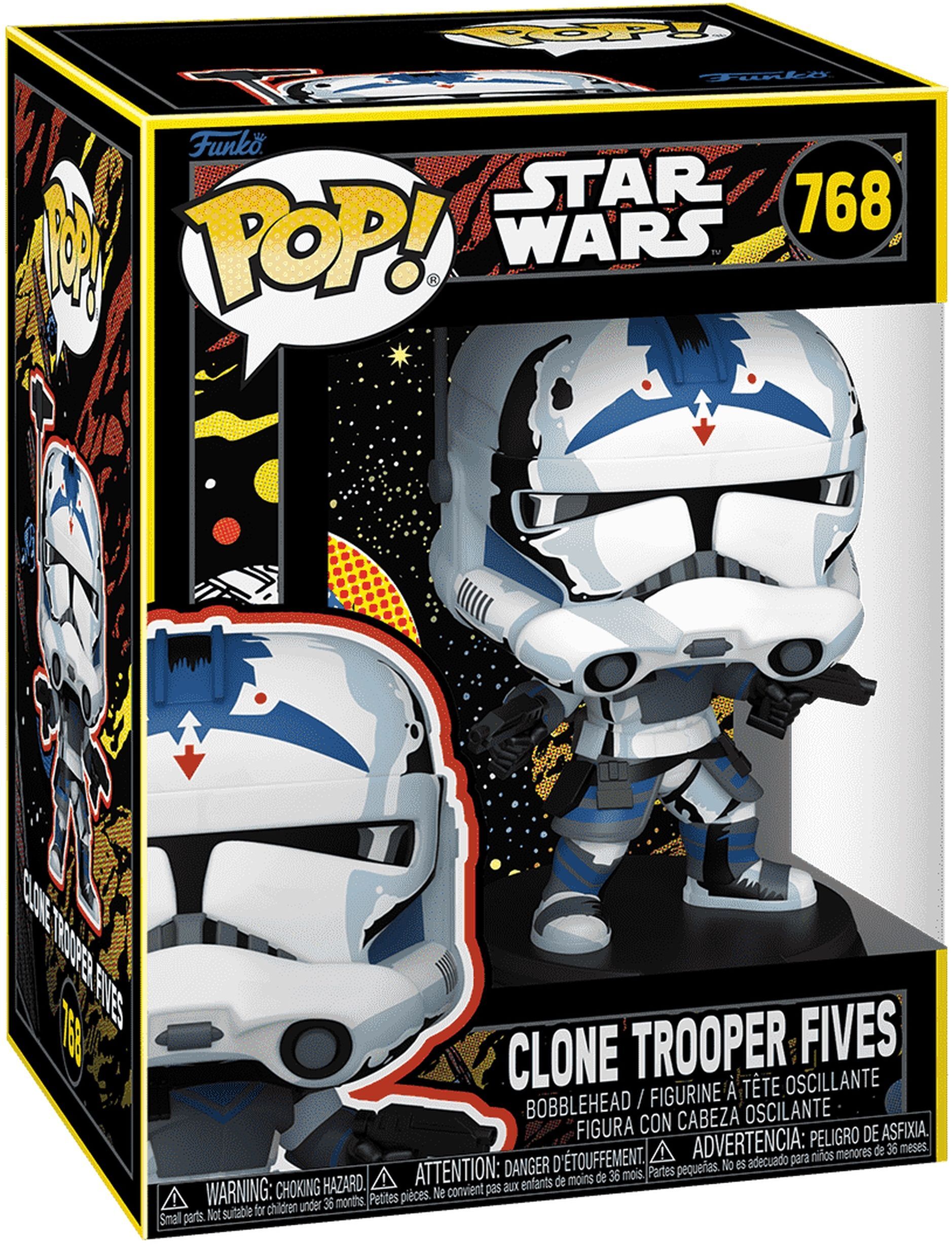 Фігурка Funko POP Star Wars: Clone Wars - Fives (Retro) (889698838139)фото2