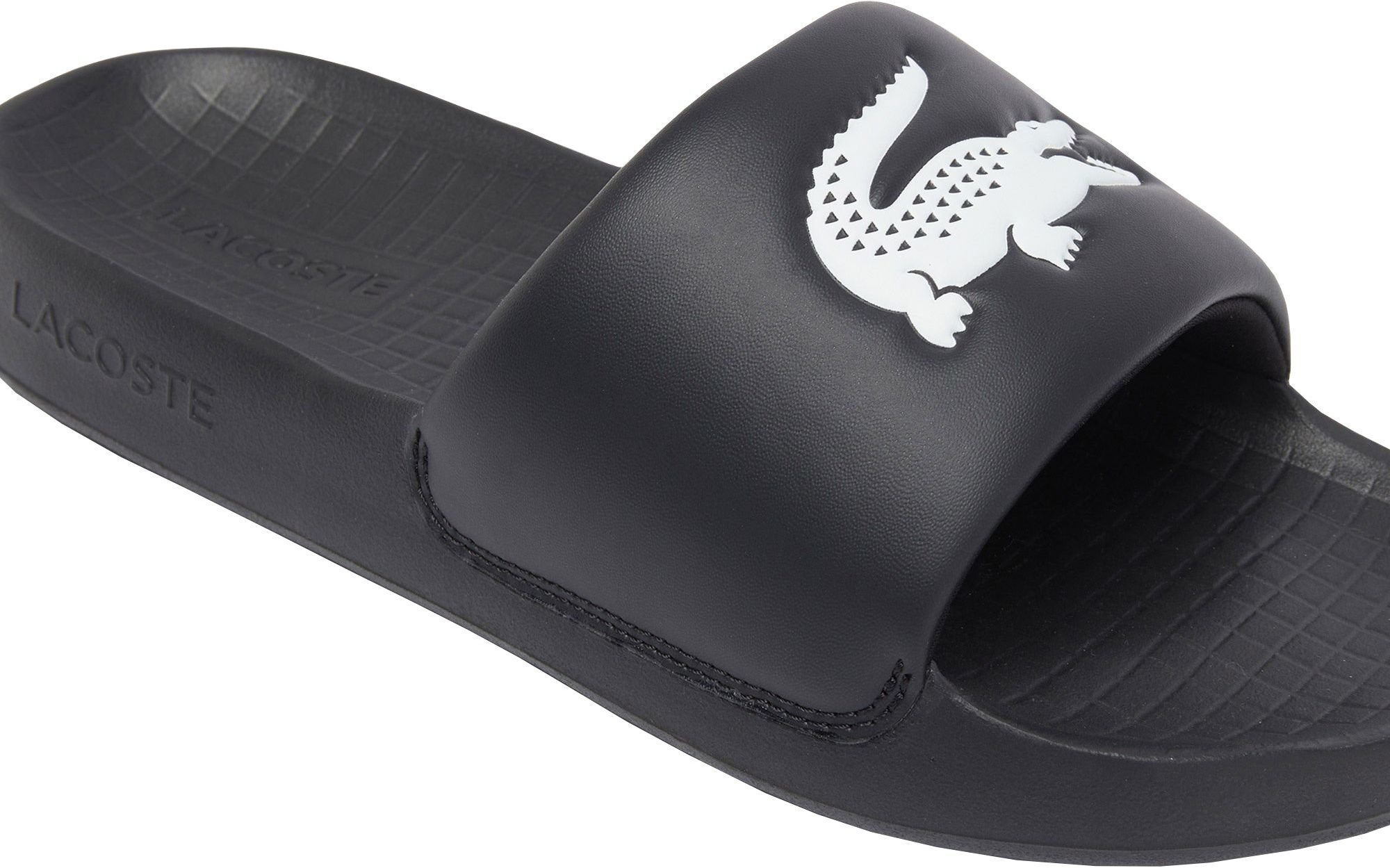 Шлепанцы мужские Lacoste Serve Slide 1.0 749CMA0021-312 43 (9 UK) черные фото 3