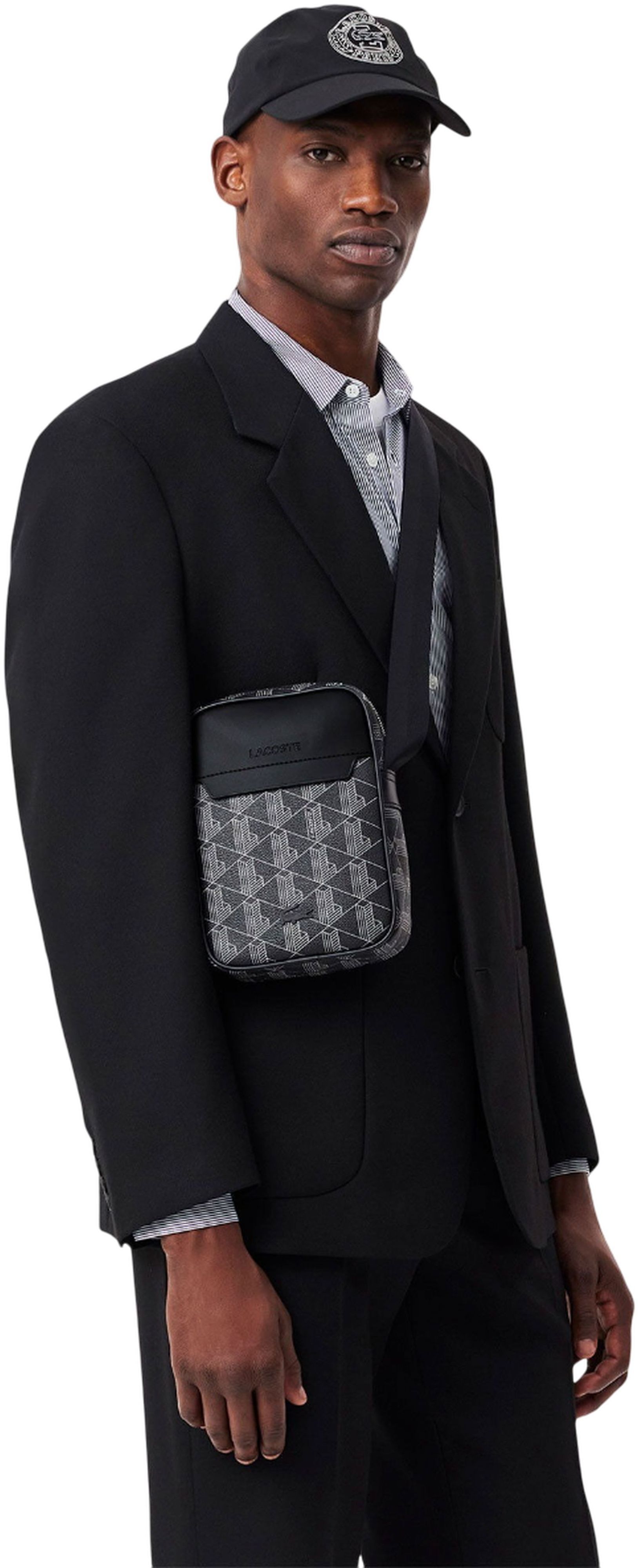 Сумка Lacoste Monogram NH4410LX-H45 чорна фото6