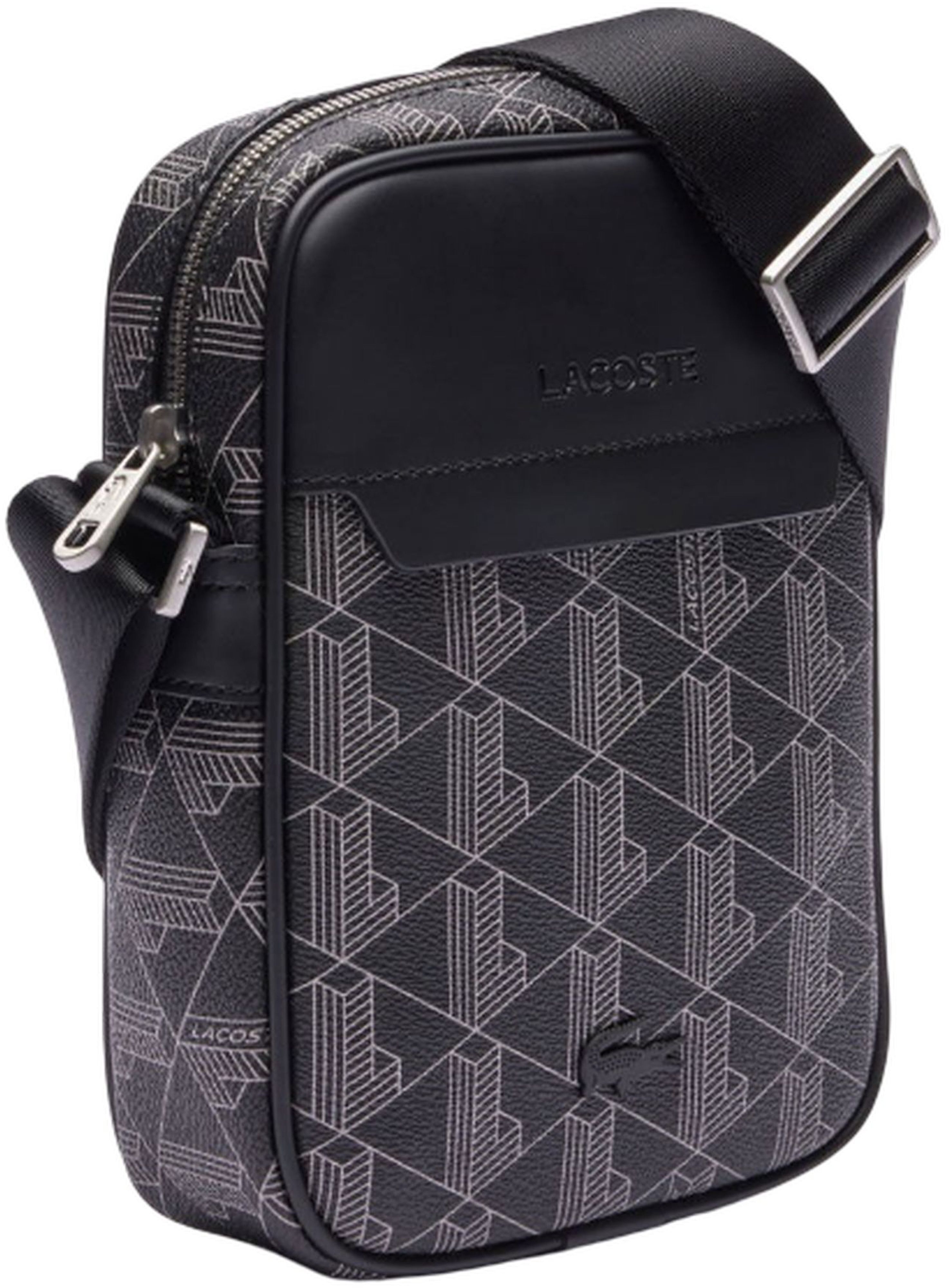 Сумка Lacoste Monogram NH4410LX-H45 чорна фото3