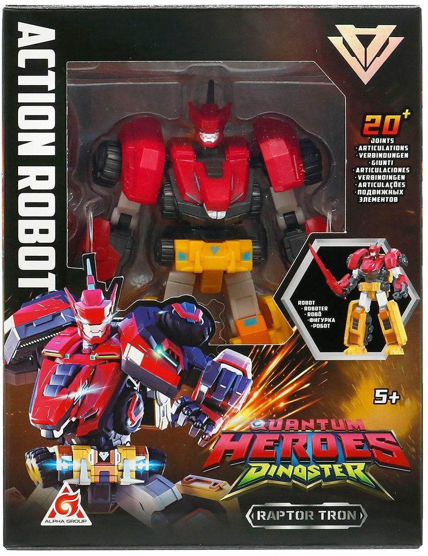 Фигурка DINOSTER - Раптор Трон (12,7 см, з аксесс.), (EU580872) фото 