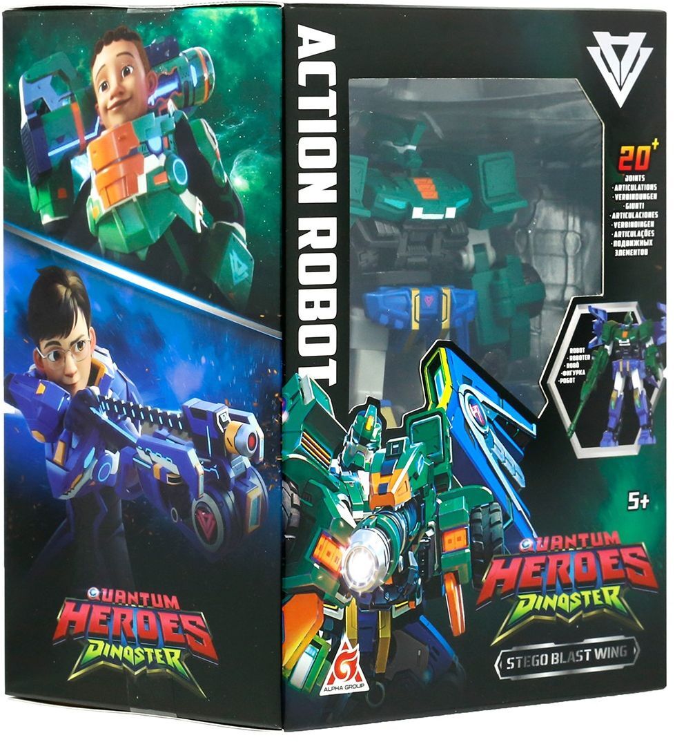 Фигурка DINOSTER - Стего Бласт Винг (12,7 см, з аксесс.), (EU580874) фото 5