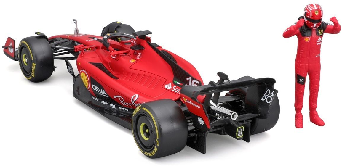 Автомодель с фигуркой - FERRARI SF-23 (1:24) (18-26809) фото 4