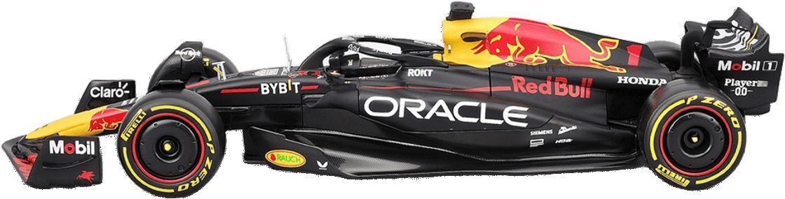Автомодель із фігуркою - RED BULL RACING RB19 (1:24) (18-28036)фото3