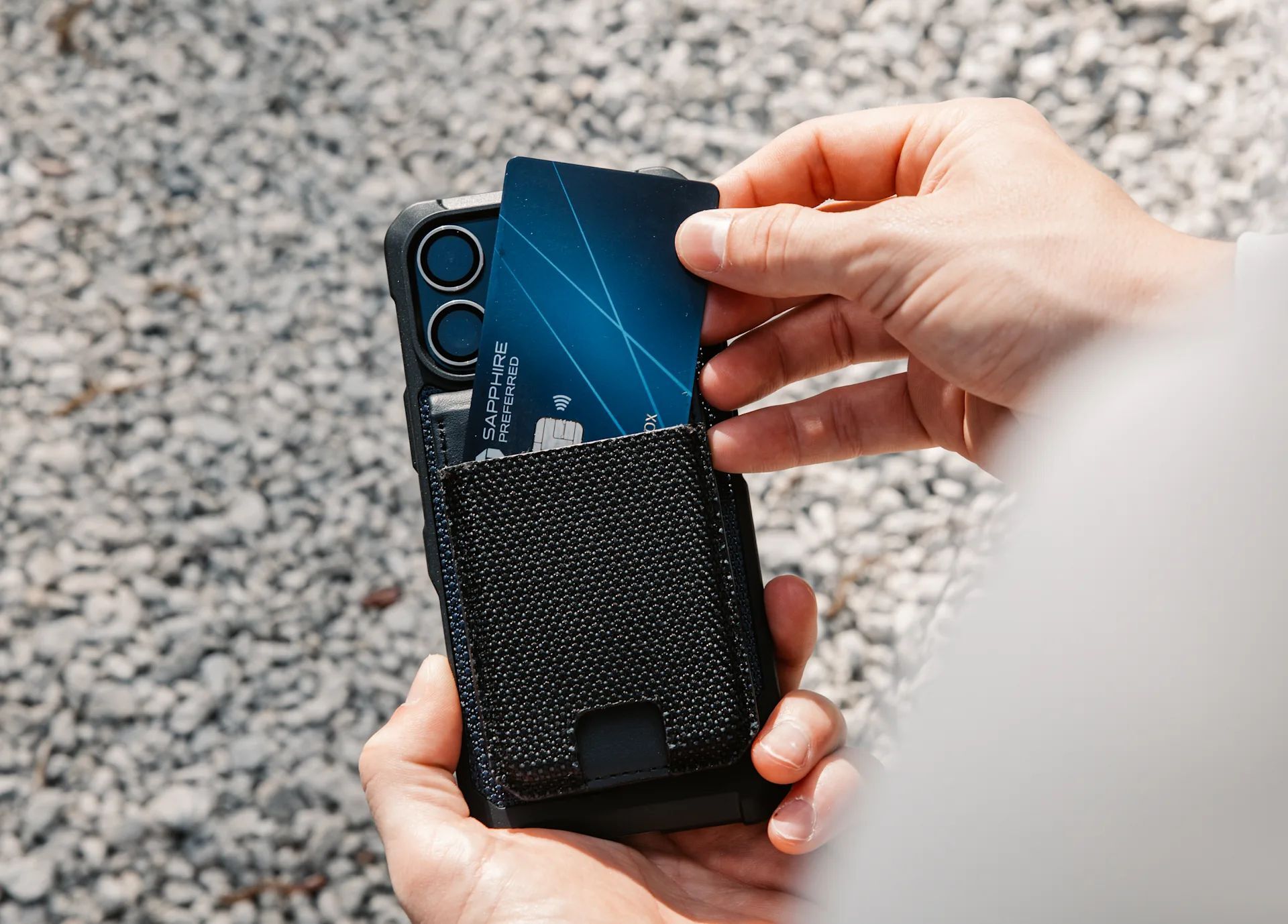 Чохол UAG для карт магнітний з підставкою, Metropolis Wallet Kevlar, Blackфото10