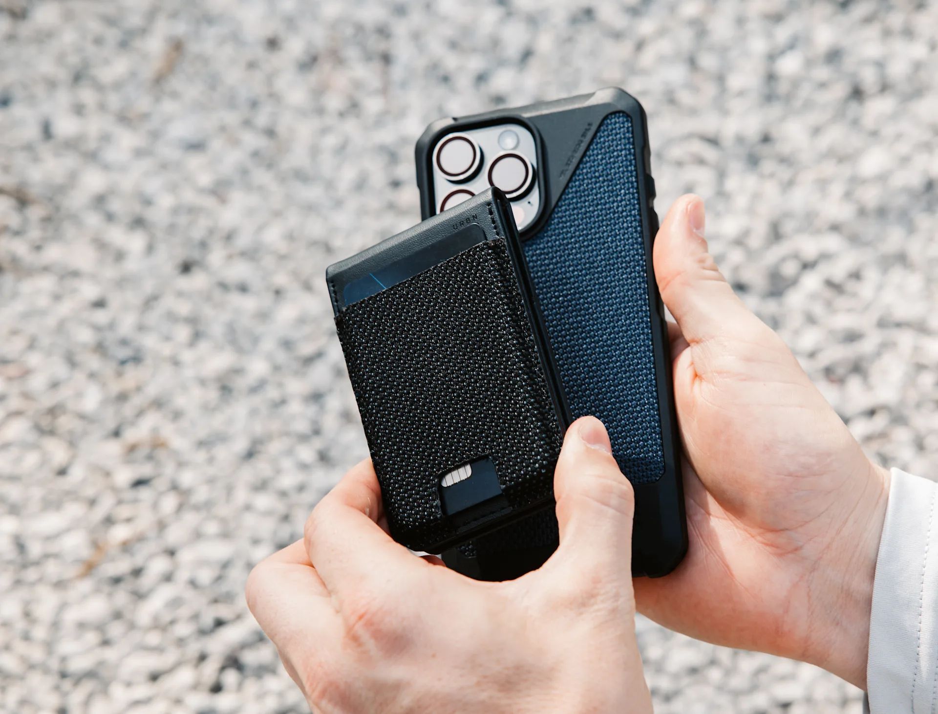 Чохол UAG для карт магнітний з підставкою, Metropolis Wallet Kevlar, Blackфото11