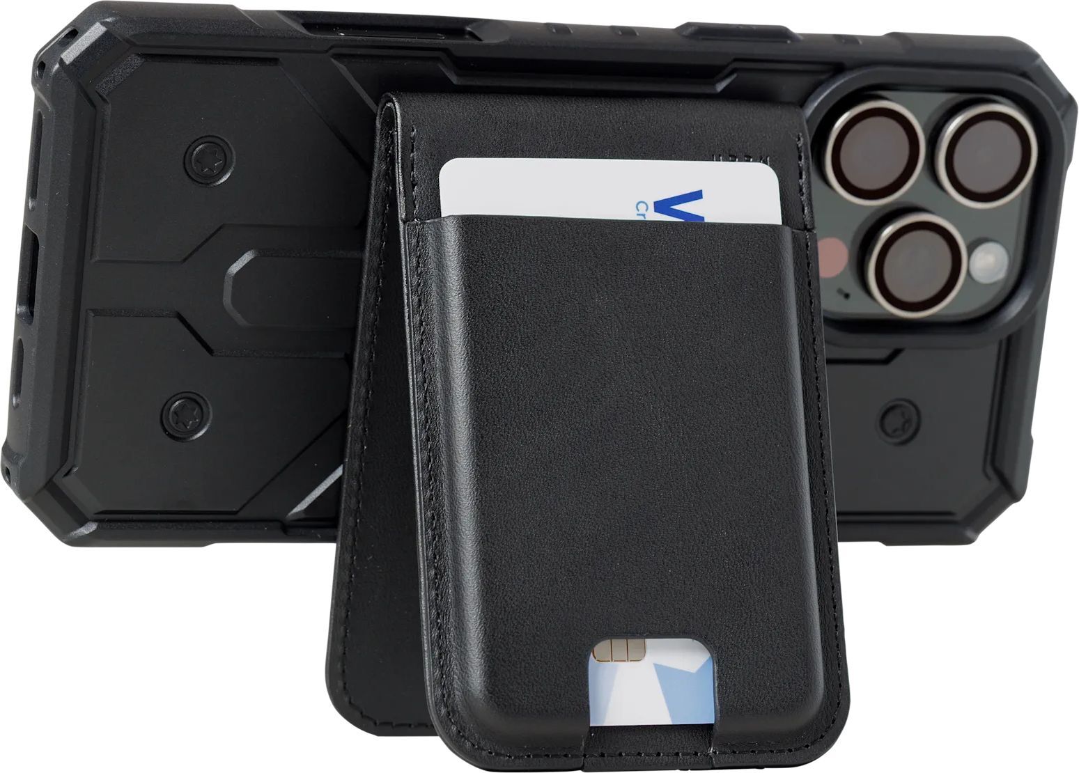 Чехол UAG для карт магнитный с подставкой, Metropolis Wallet PU, Black фото 7