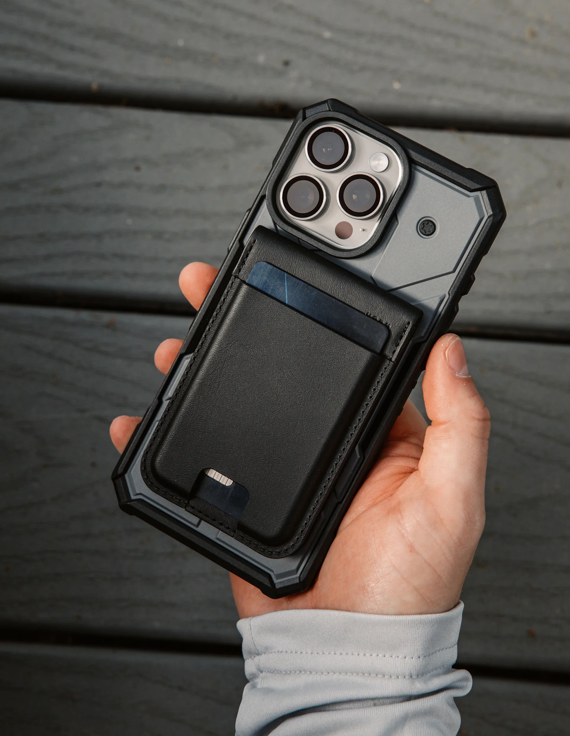 Чехол UAG для карт магнитный с подставкой, Metropolis Wallet PU, Black фото 8