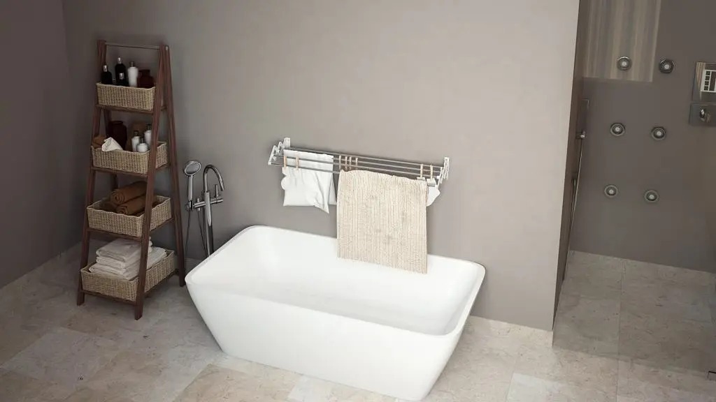 Сушарка для білизни настінна Colombo Soffietto Alu 120 (SF120A)фото3