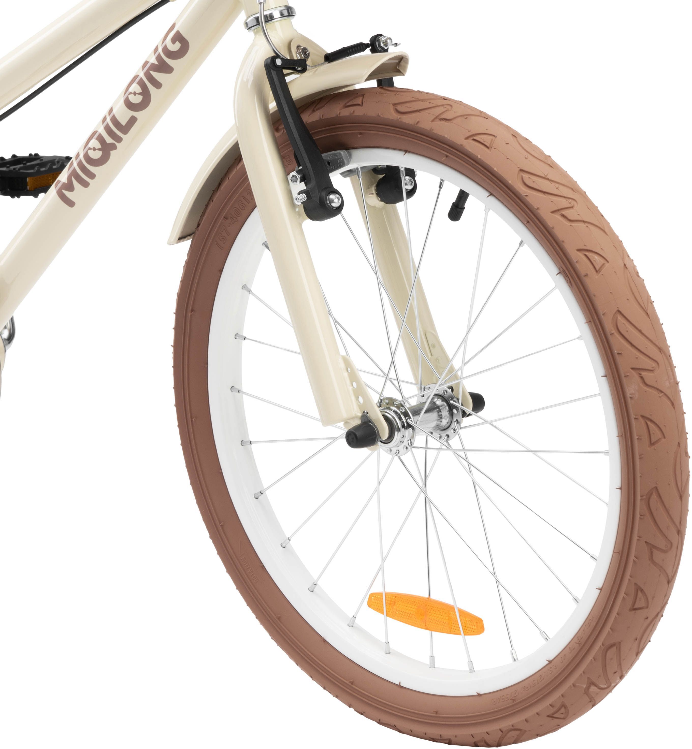 Дитячий велосипед Miqilong RM 20" бежевий (RBB-RM20-BEIGE)фото9