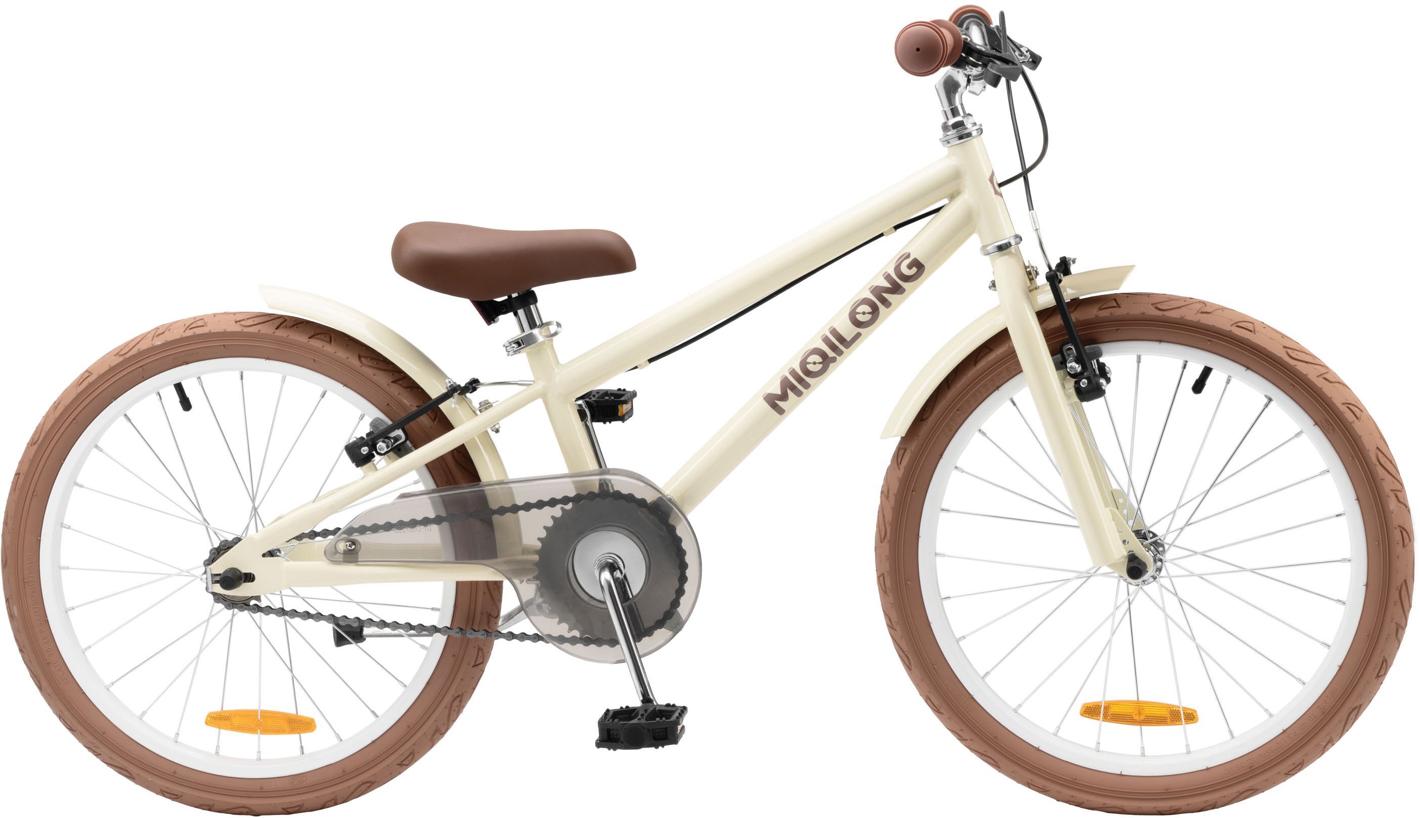 Дитячий велосипед Miqilong RM 20" бежевий (RBB-RM20-BEIGE)фото3