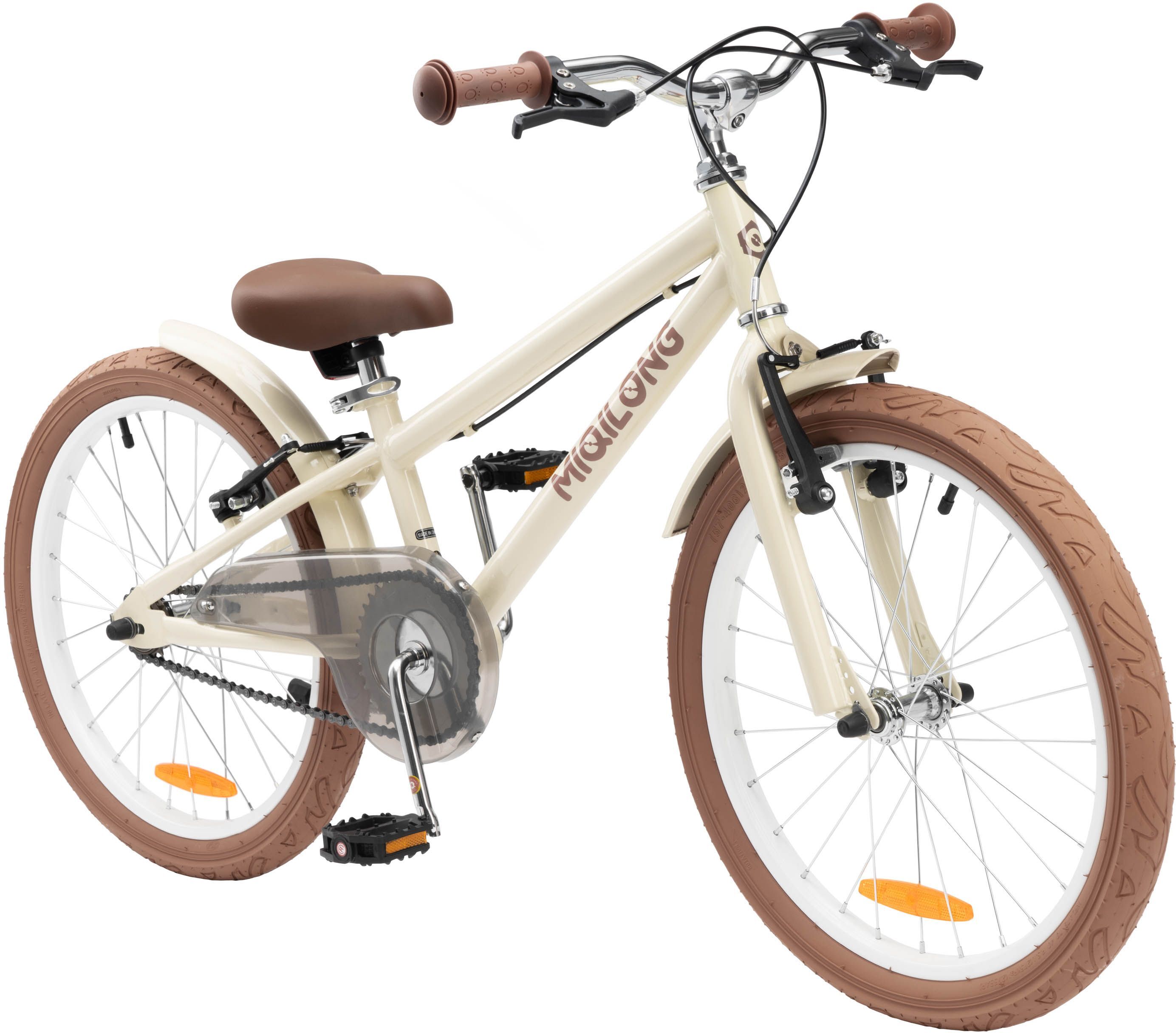Дитячий велосипед Miqilong RM 20" бежевий (RBB-RM20-BEIGE)фото5
