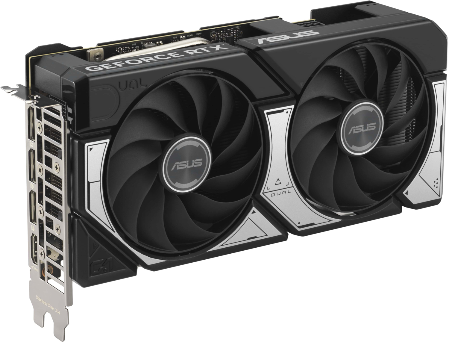 Видеокарта ASUS GeForce RTX 5060 Ti 8 GB GDDR7 OC DUAL (90YV0MP2-M0NA00) фото