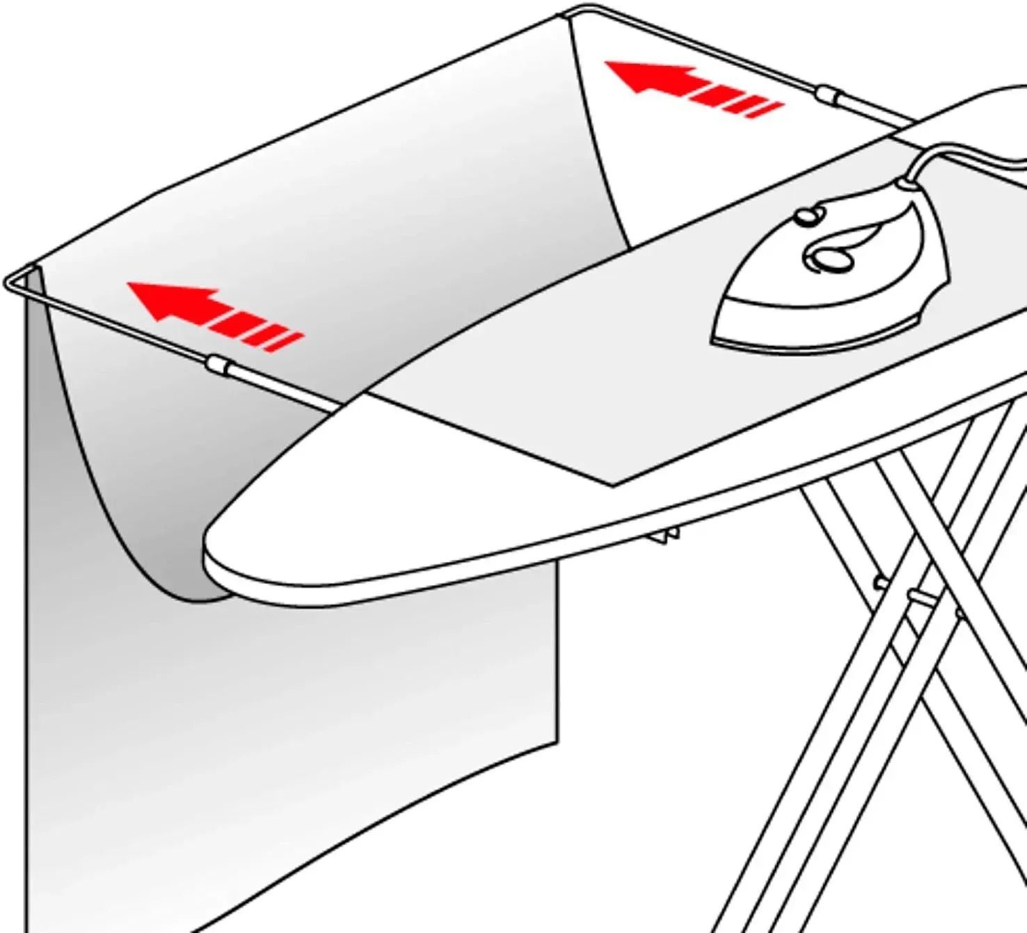 Гладильная доска Gimi Advance L Coral Turquoise (155523) фото 