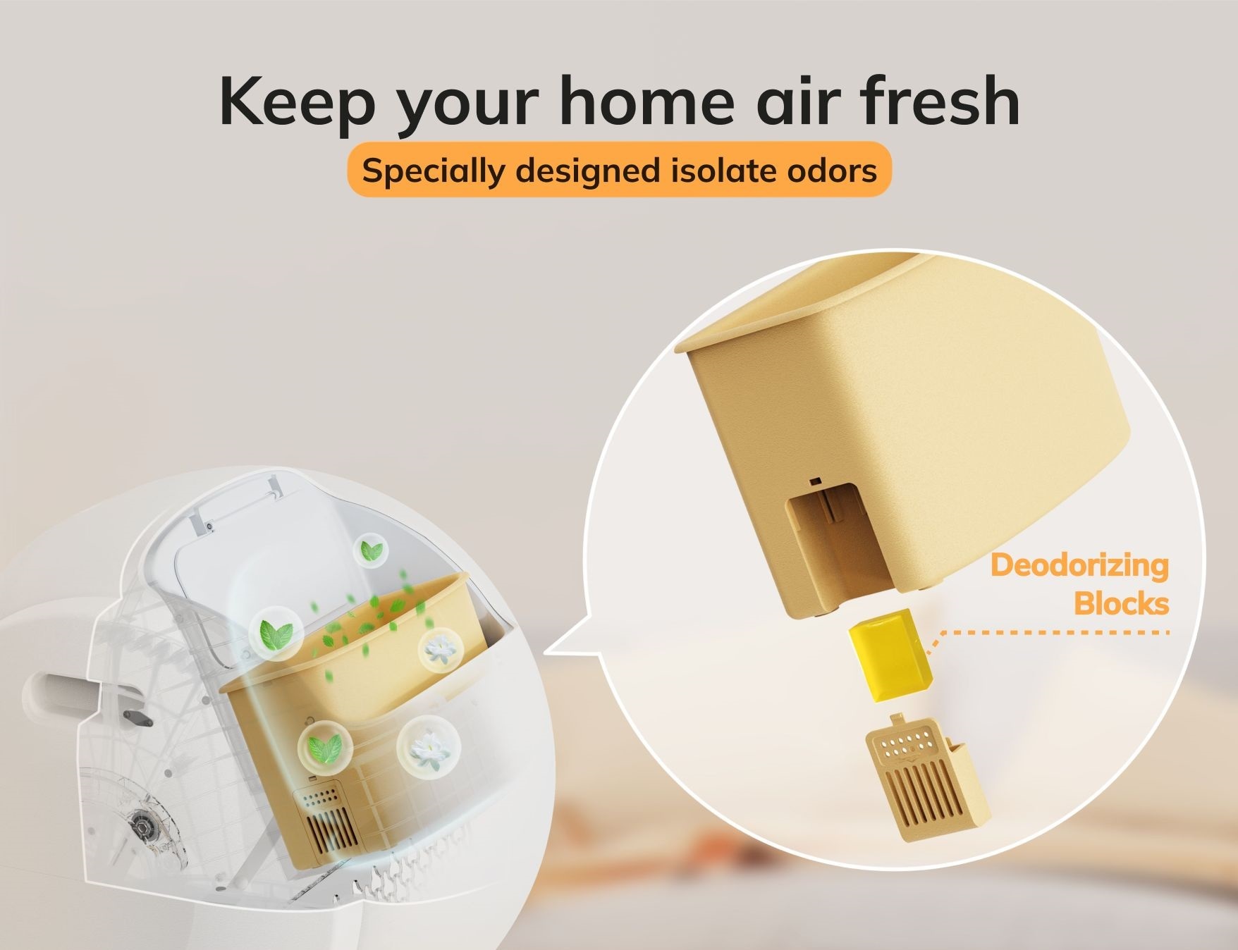 Умный автоматический лоток для котов UBPet (UCAT_C20) фото 19