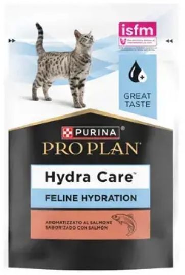 Влажный корм для кошек Purina Pro Plan способствует увеличению потребления жидкости с лососем 10х75г фото 2