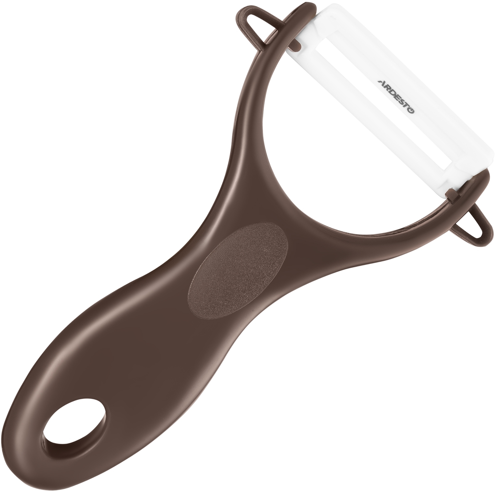 Овощечистка керамическая ARDESTO Fresh, коричневый (AR2101BR) фото 2