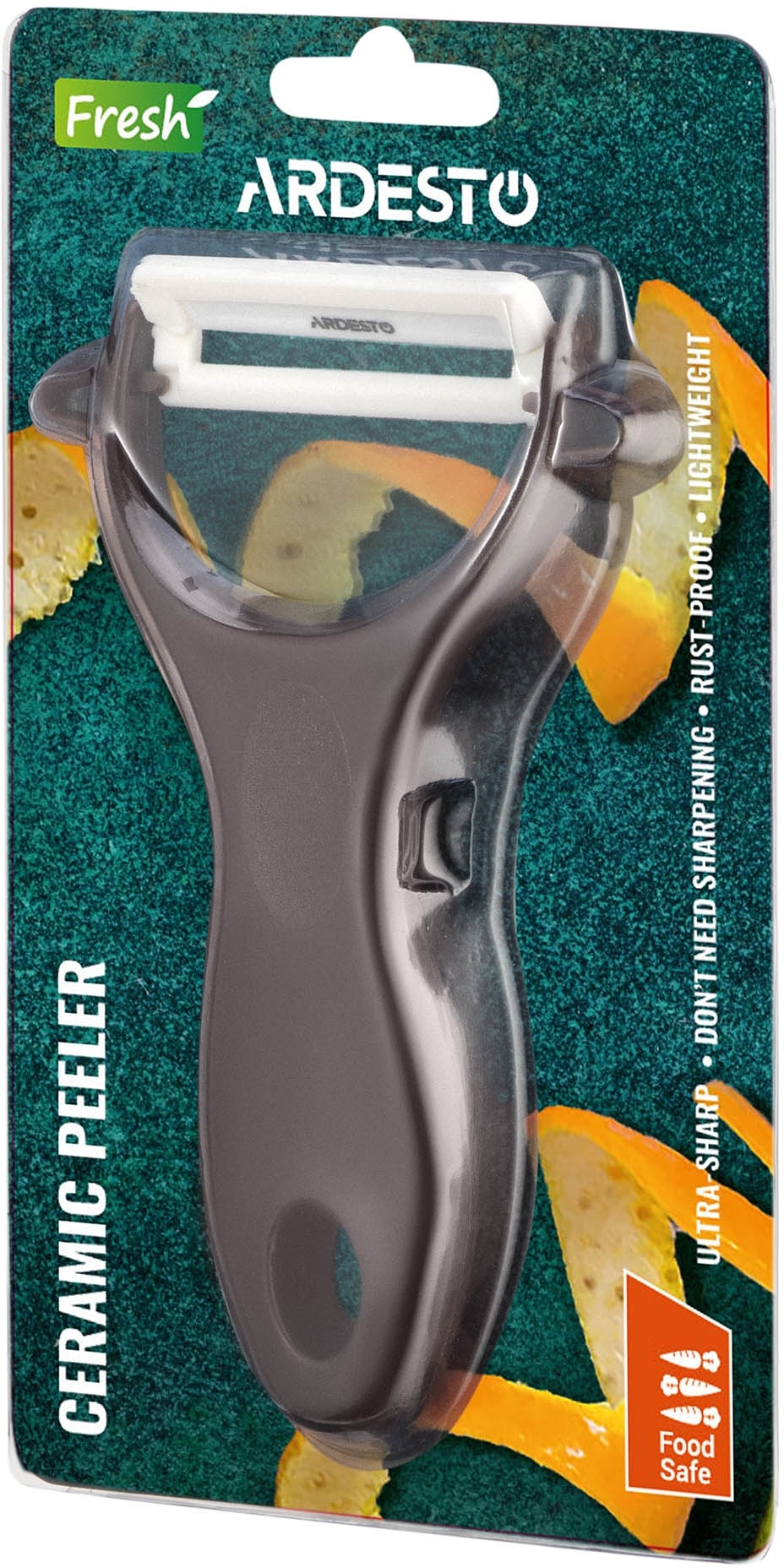 Овощечистка керамическая ARDESTO Fresh, коричневый (AR2101BR) фото 3