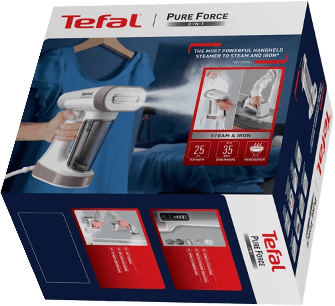 Відпарювач Tefal Pure Force 2в1 DT8720E0фото