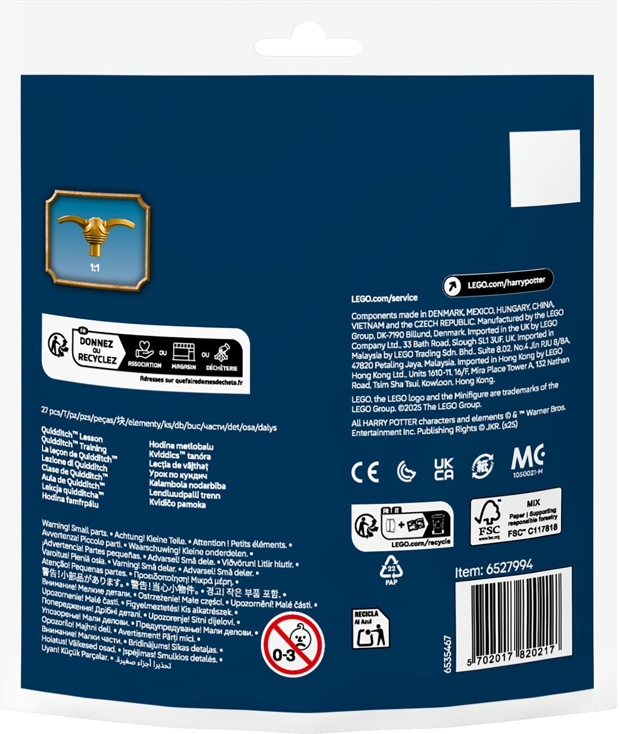 LEGO 30706 Harry Potter Урок з Квідичуфото3