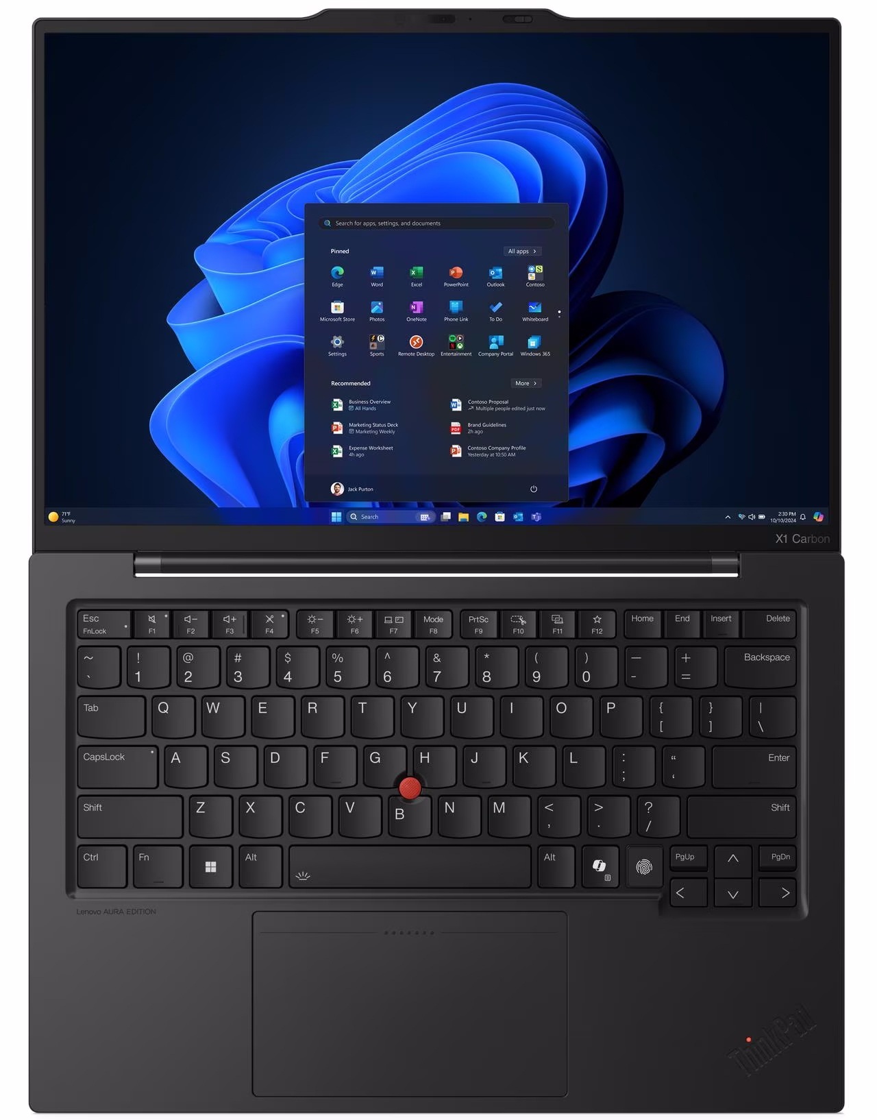 Ноутбук LENOVO ThinkPad X1 Carbon-13 (21NTS1G900)фото5