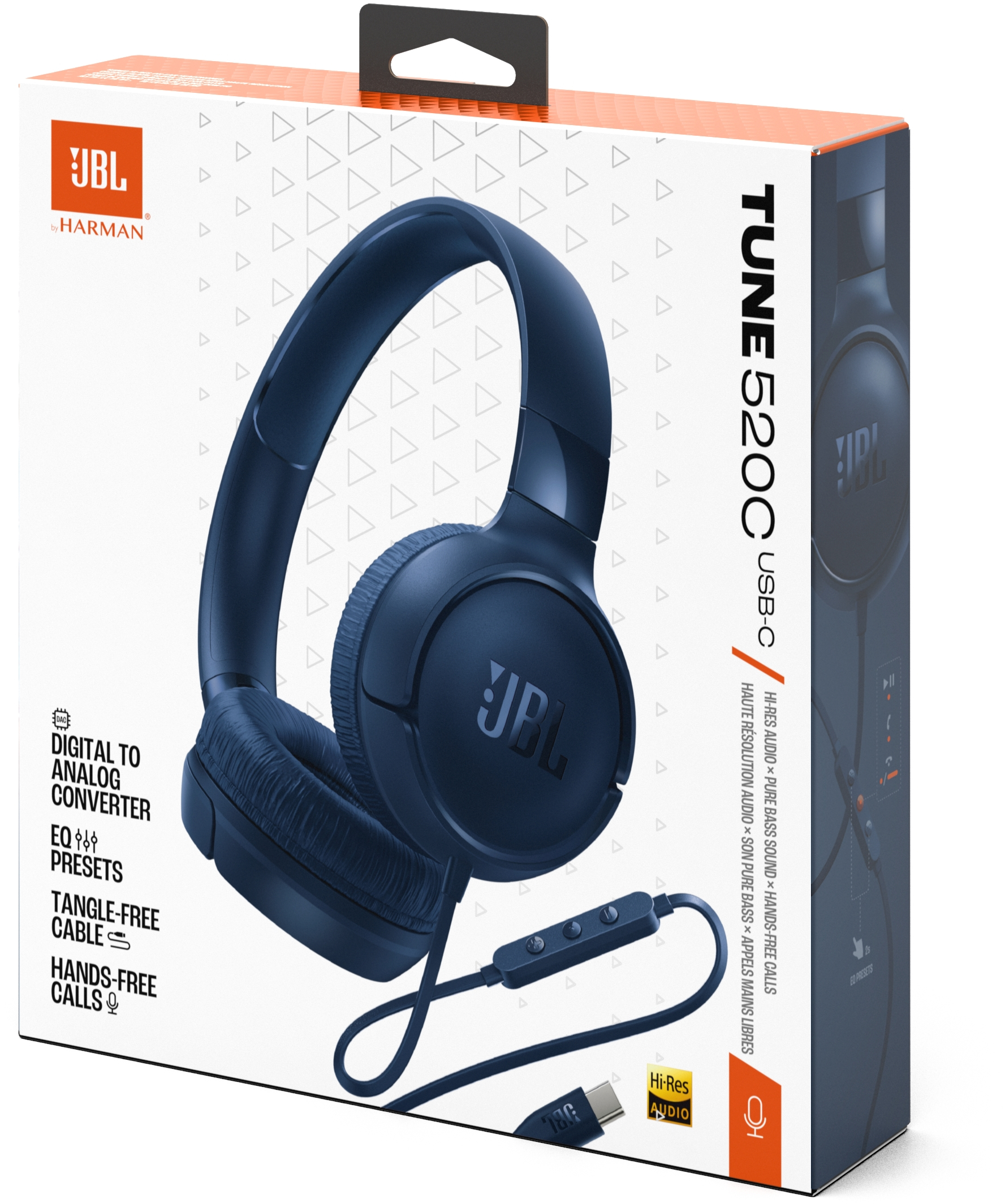 Навушники JBL Tune 520C Blue (JBLT520CBLU)фото10