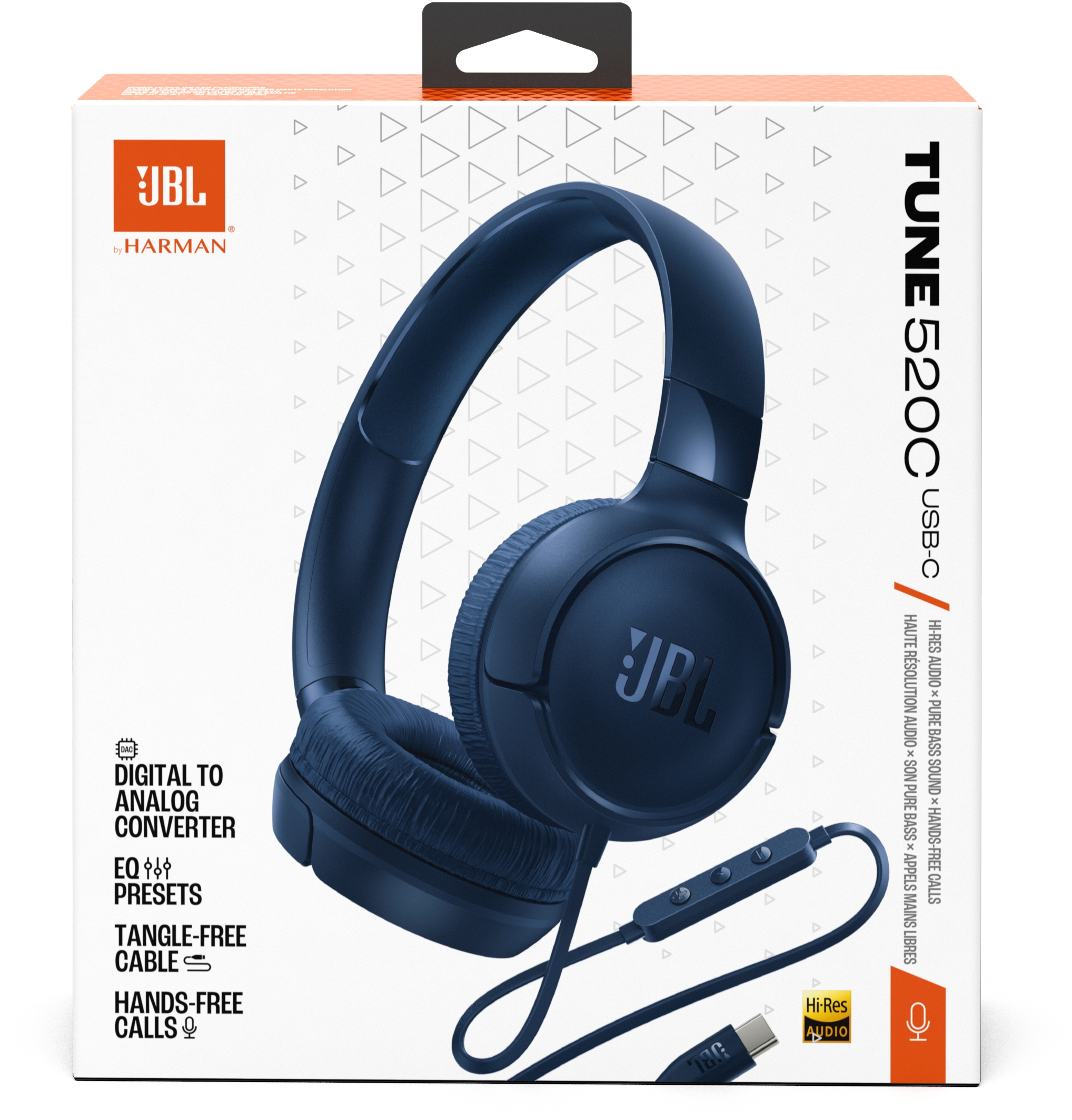 Навушники JBL Tune 520C Blue (JBLT520CBLU)фото9