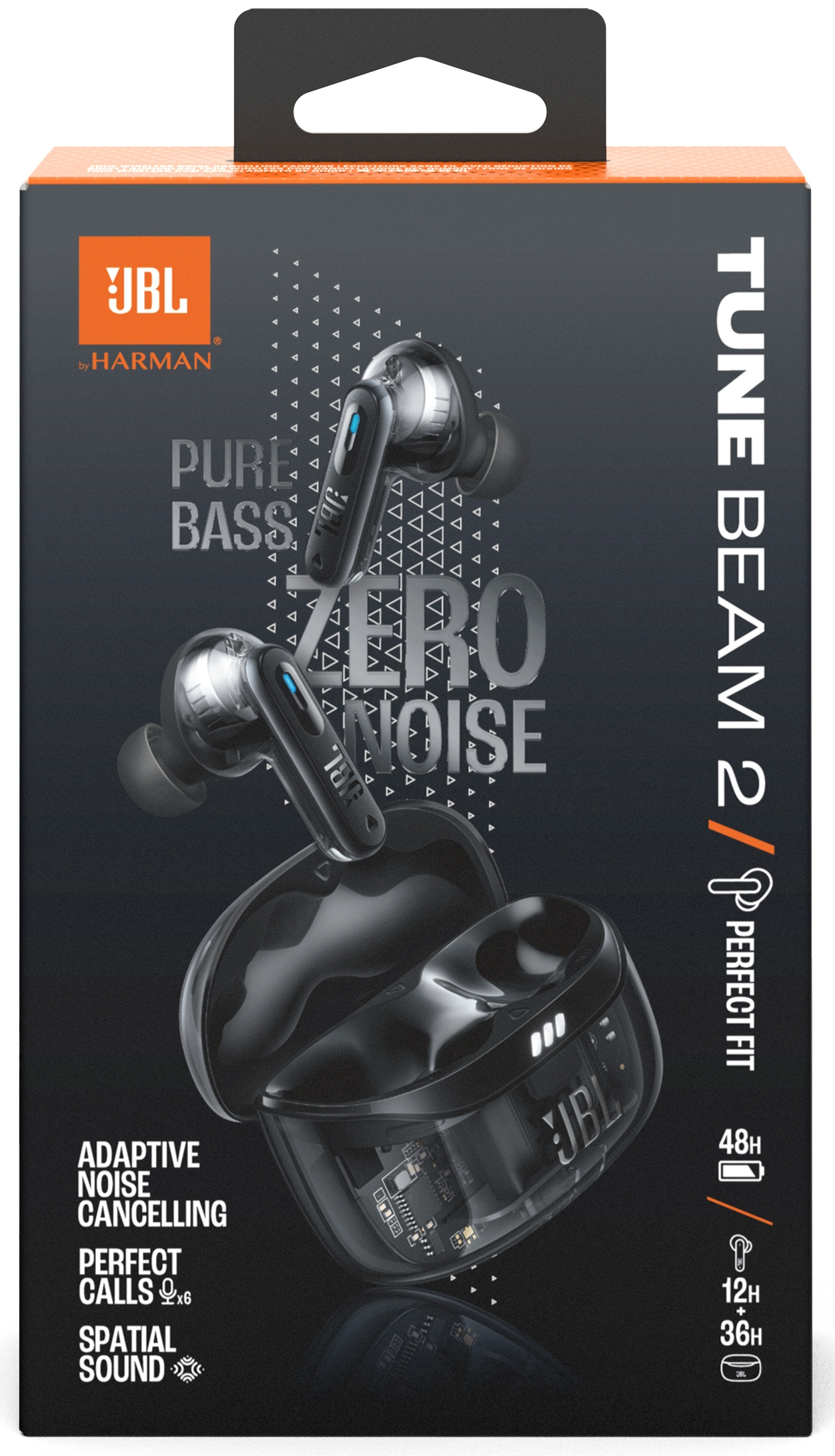 Навушники JBL Tune Beam 2 Ghost Black (JBLTBEAM2GBLK)фото12