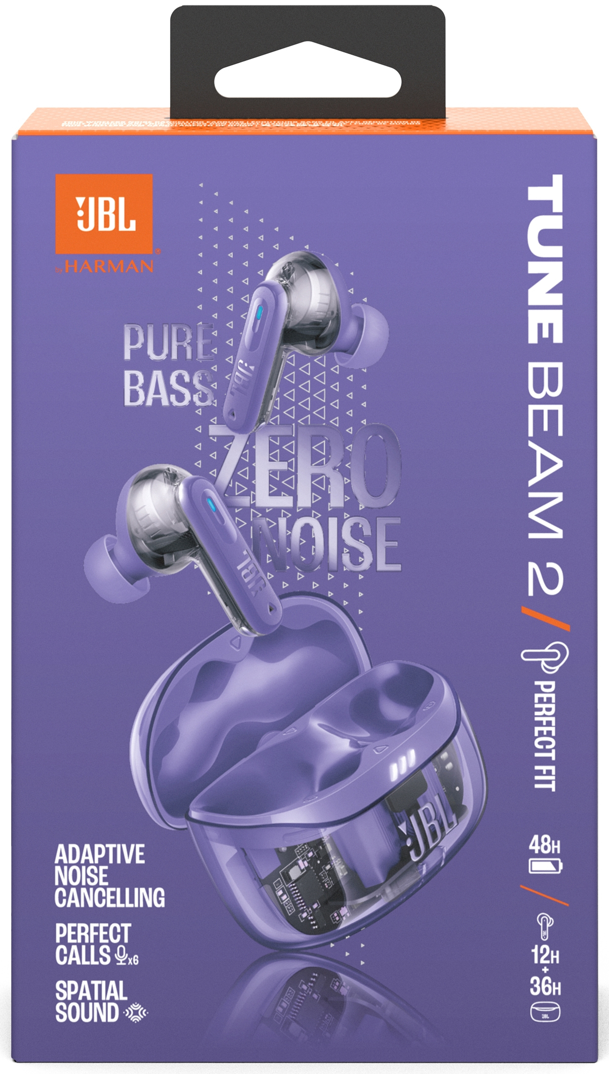 Навушники JBL Tune Beam 2 Ghost Purple (JBLTBEAM2GMAE)фото12