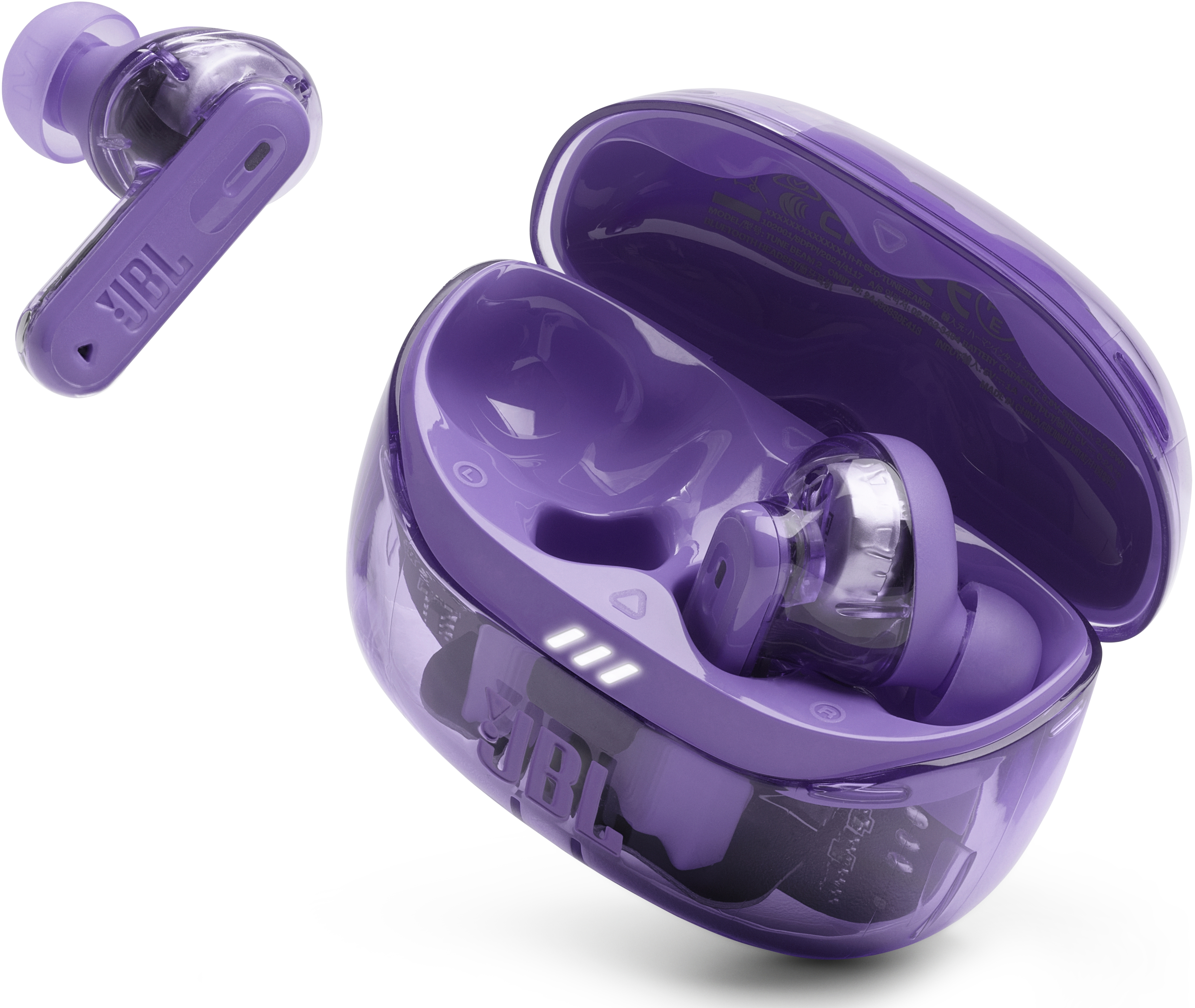 Навушники JBL Tune Beam 2 Ghost Purple (JBLTBEAM2GMAE)фото10