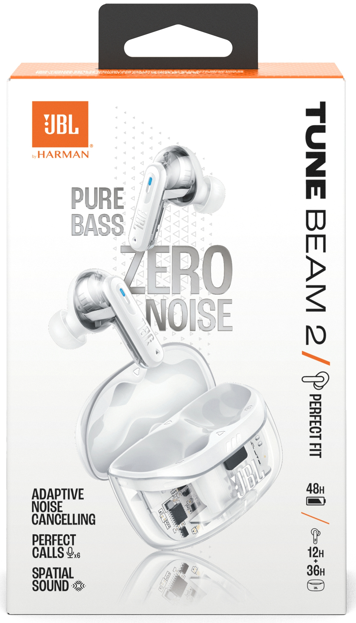 Наушники JBL Tune Beam 2 Ghost White (JBLTBEAM2GWHT) фото 12