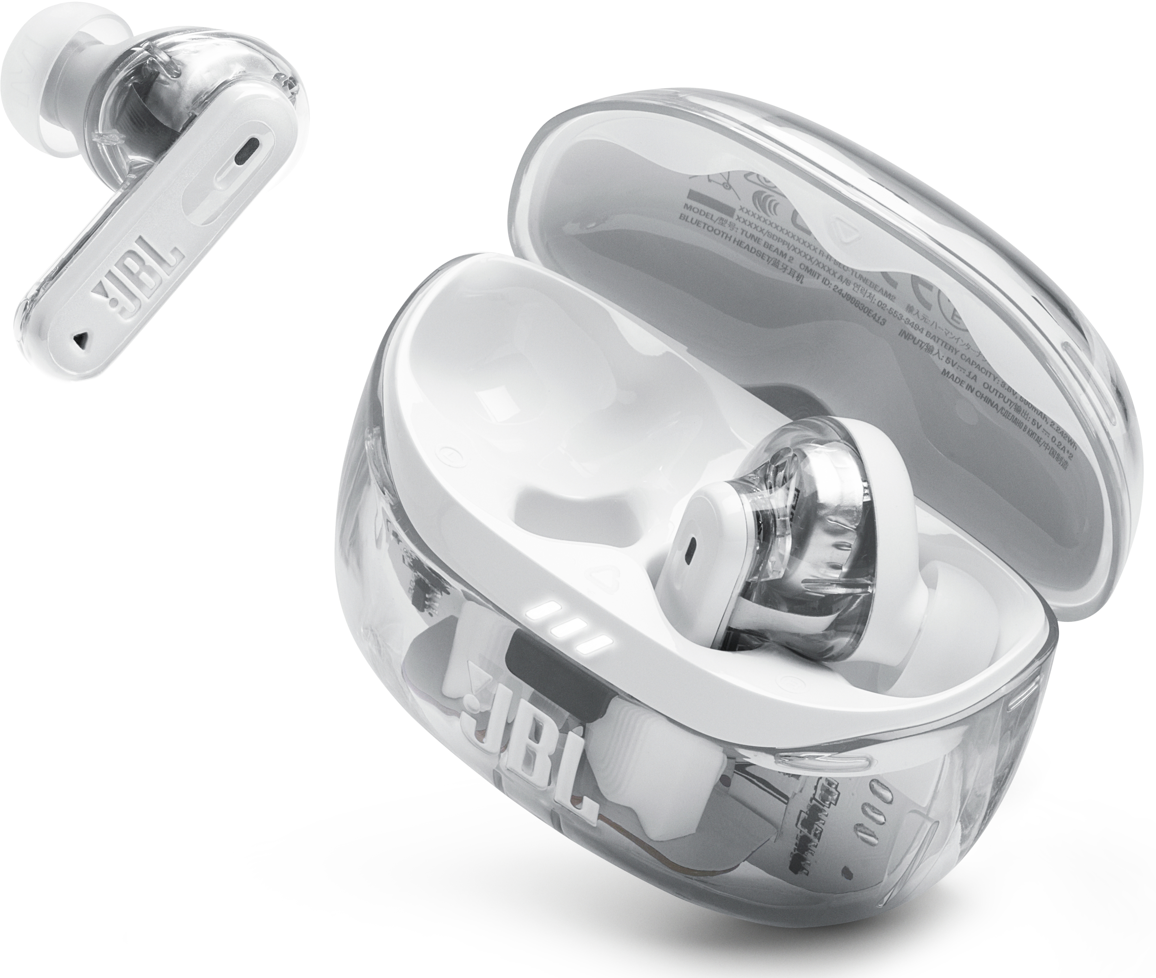 Наушники JBL Tune Beam 2 Ghost White (JBLTBEAM2GWHT) фото 10