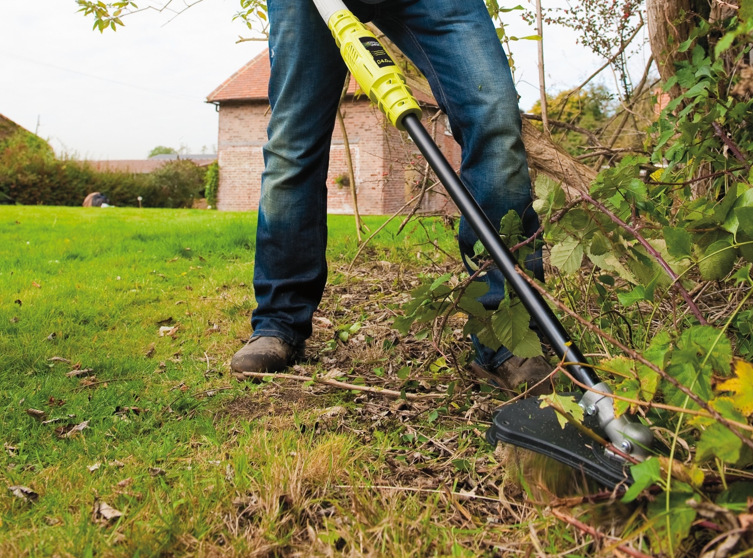 Триммер садовый аккумуляторный Ryobi Max Power RBC36X26BG2-0 36В (без АКБ и ЗУ), (5133006434) фото 