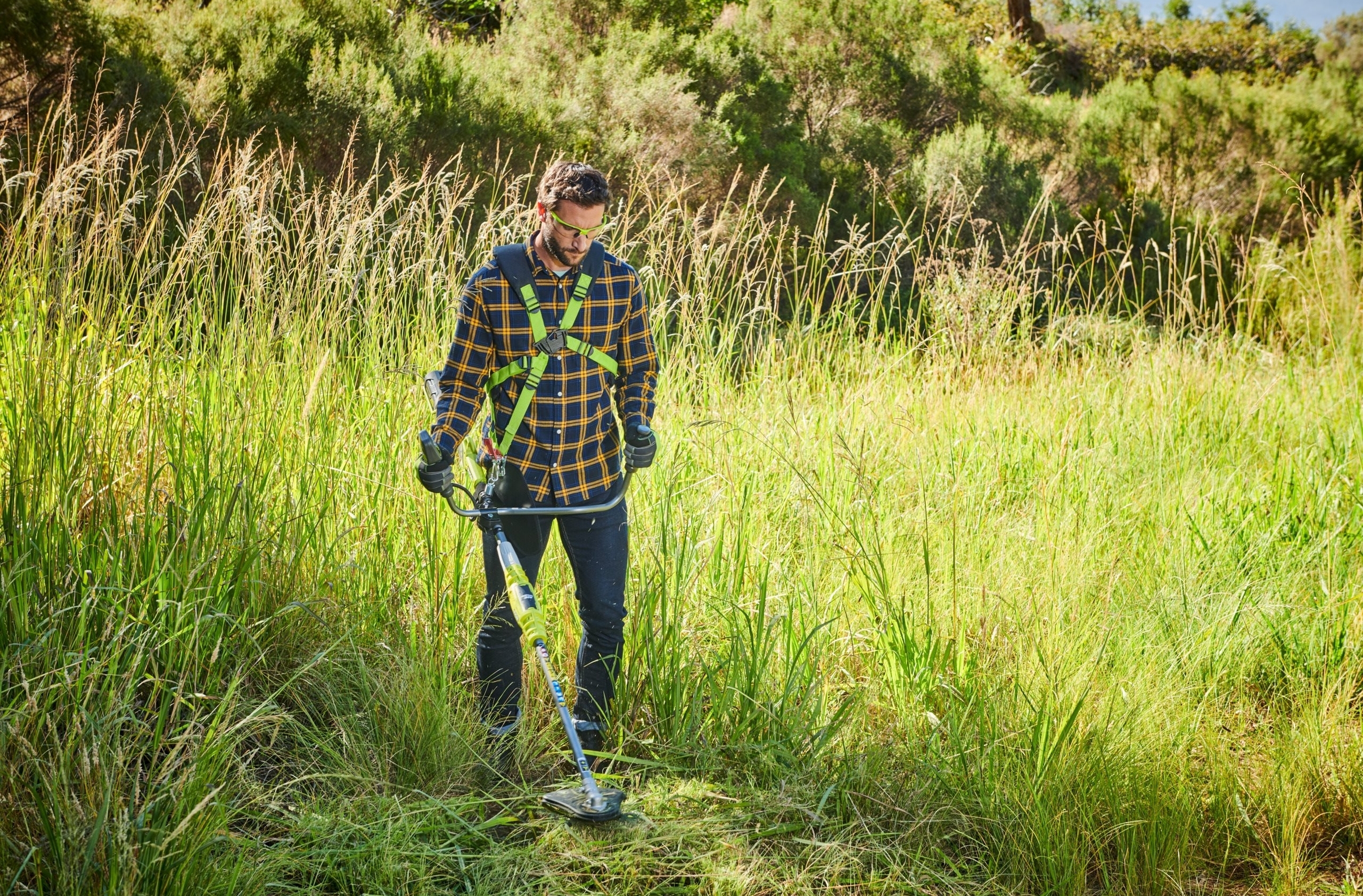 Триммер садовый аккумуляторный Ryobi Max Power RBC36X26BG2-0 36В (без АКБ и ЗУ), (5133006434) фото 