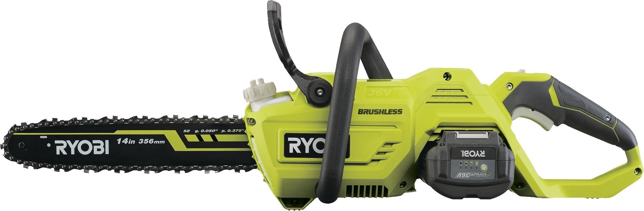 Пила ланцюгова акумуляторна Ryobi Max Power RY36CSX35A-150 36В, 1х5А·ч (5133004596)фото