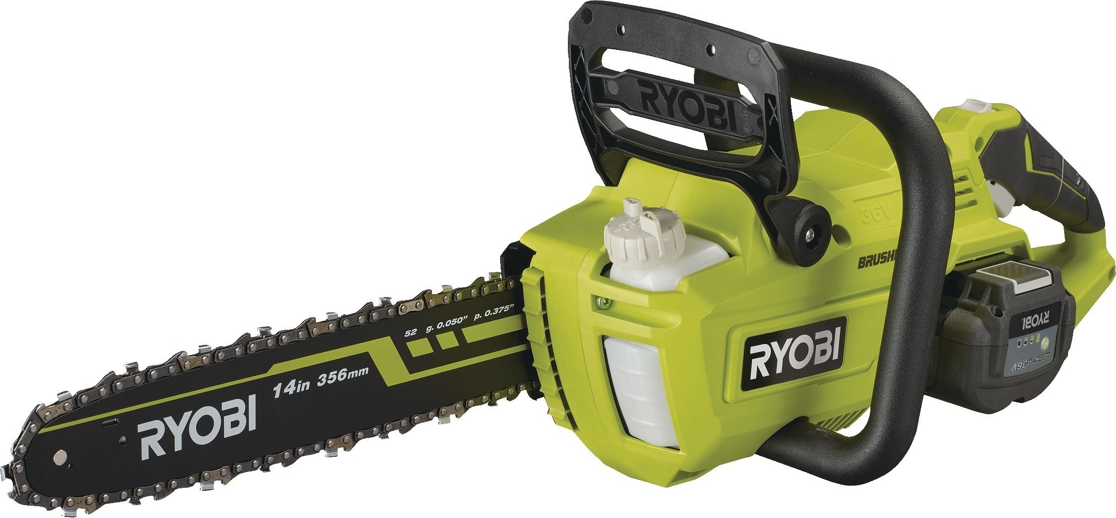 Пила ланцюгова акумуляторна Ryobi Max Power RY36CSX35A-150 36В, 1х5А·ч (5133004596)фото