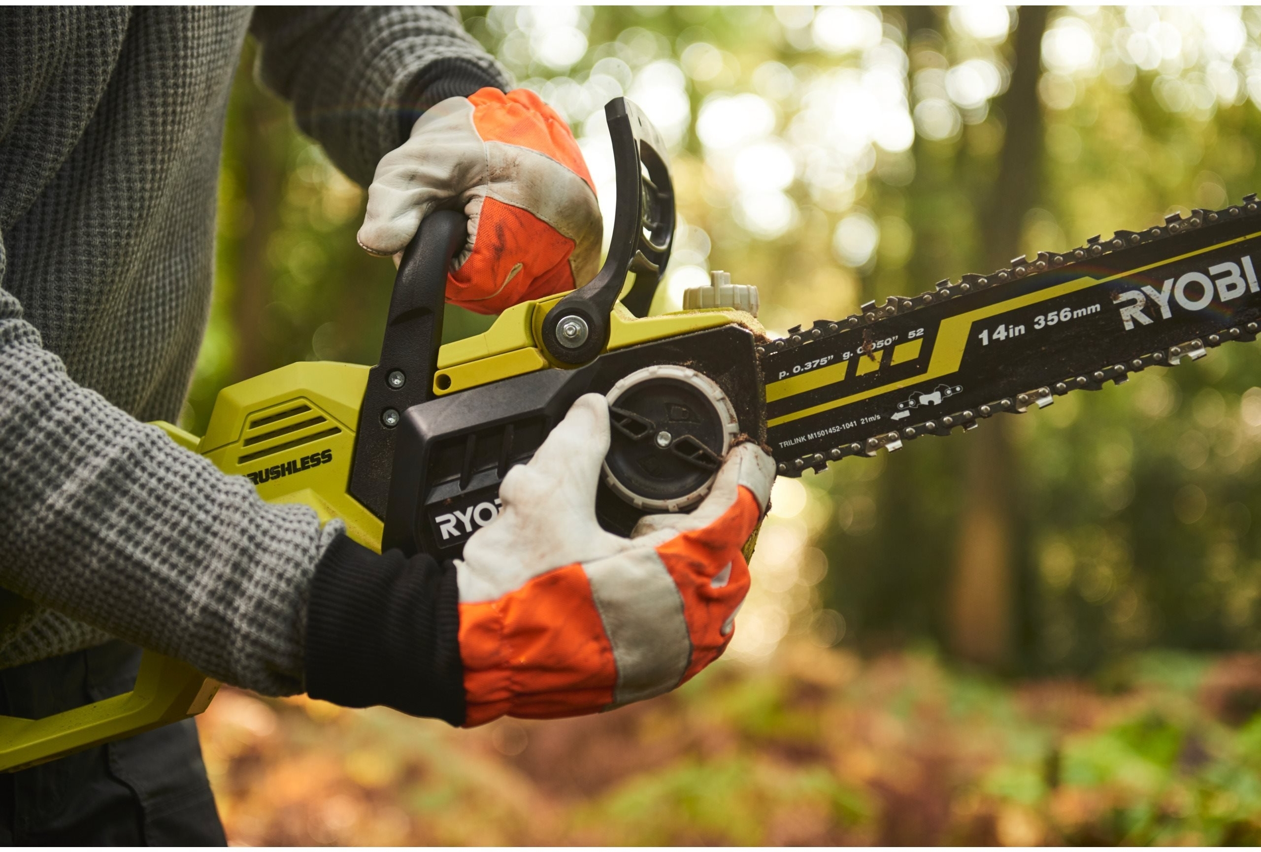 Пила ланцюгова акумуляторна Ryobi Max Power RY36CSX35A-150 36В, 1х5А·ч (5133004596)фото