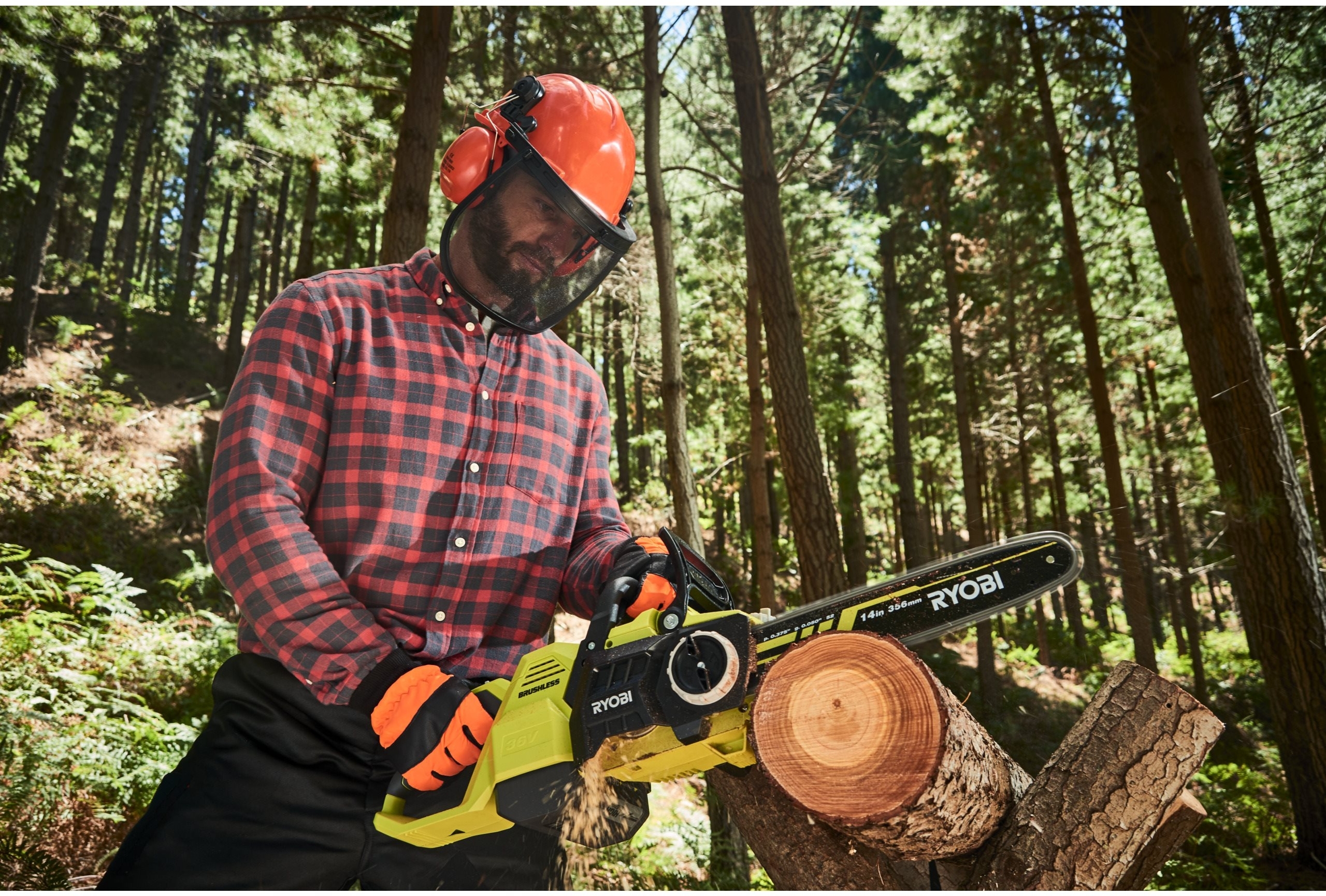 Пила ланцюгова акумуляторна Ryobi Max Power RY36CSX35A-150 36В, 1х5А·ч (5133004596)фото