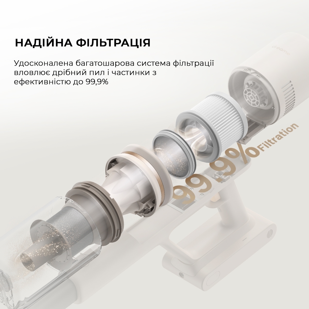 Акумуляторний пилосос Dreame U10 VPV20Aфото6