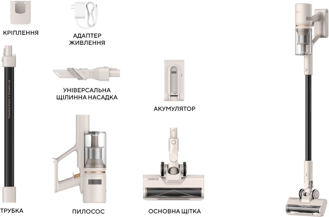 Акумуляторний пилосос Dreame U10 VPV20Aфото2