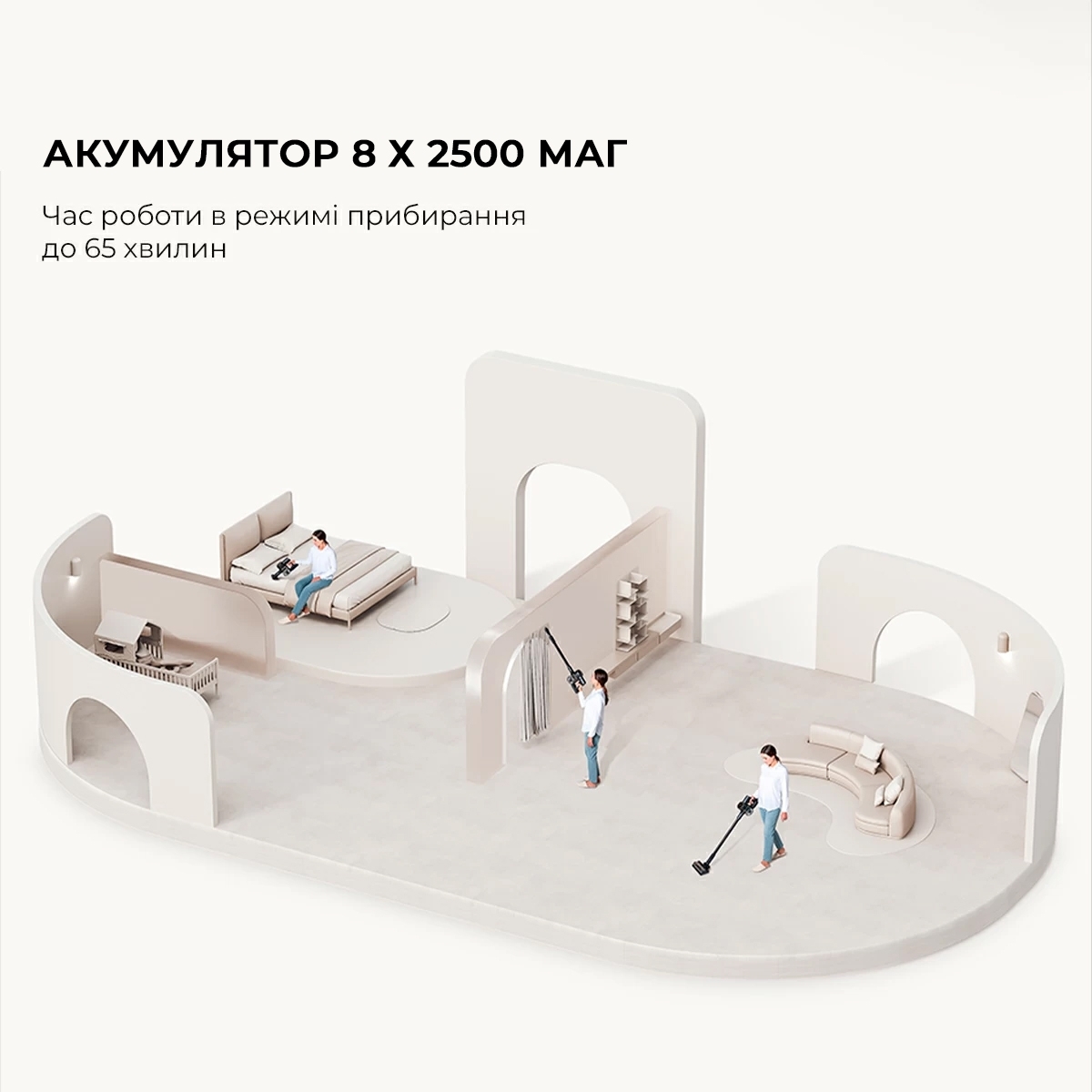 Аккумуляторный пылесос Dreame R10 PRO VTV41B фото 16