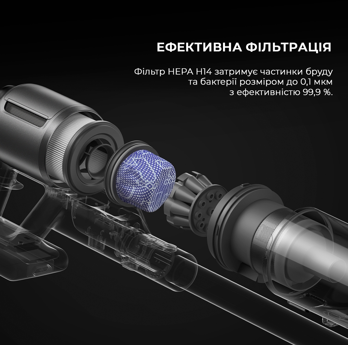 Аккумуляторный пылесос Dreame Z30 VZV17A фото