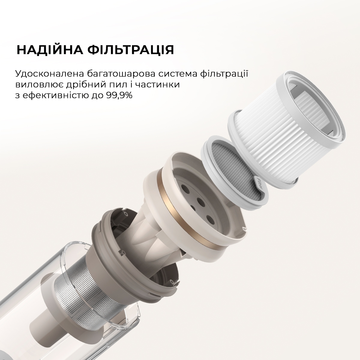 Аккумуляторный пылесос Dreame U20 VPV11A фото