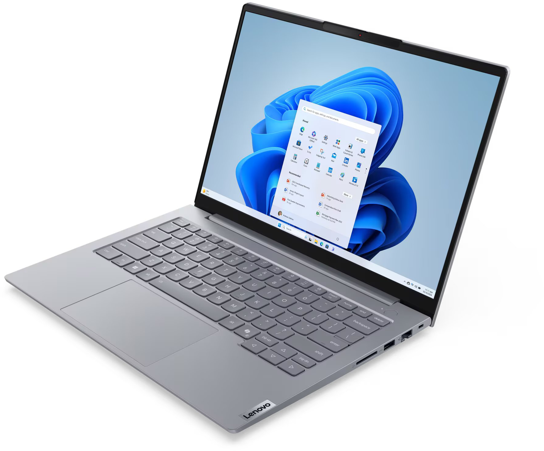 Ноутбук LENOVO ThinkBook 14-G8 Arctic Grey (21SG00HQRA)фото3