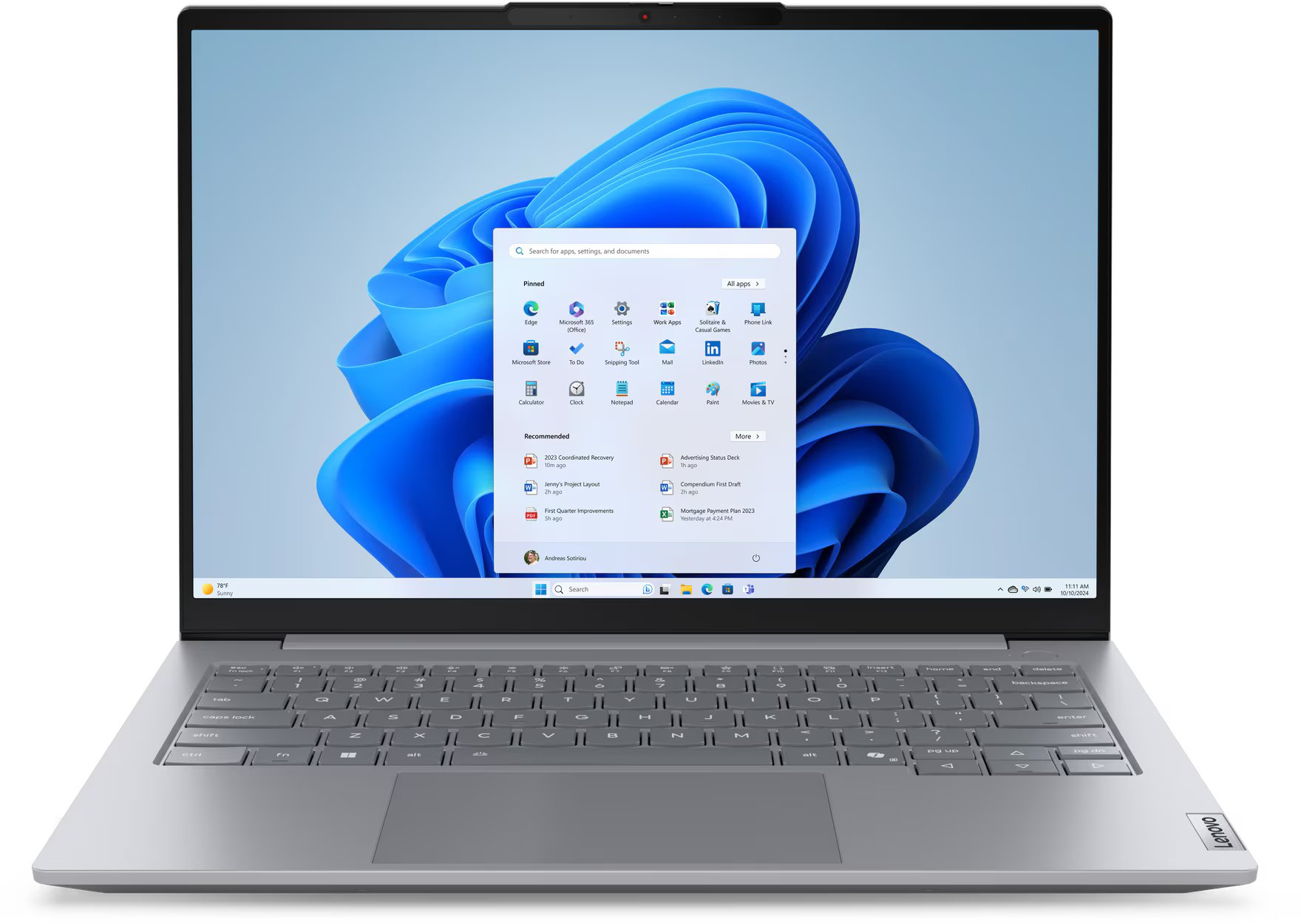 Ноутбук LENOVO ThinkBook 14-G8 Arctic Grey (21SG00HQRA)фото2