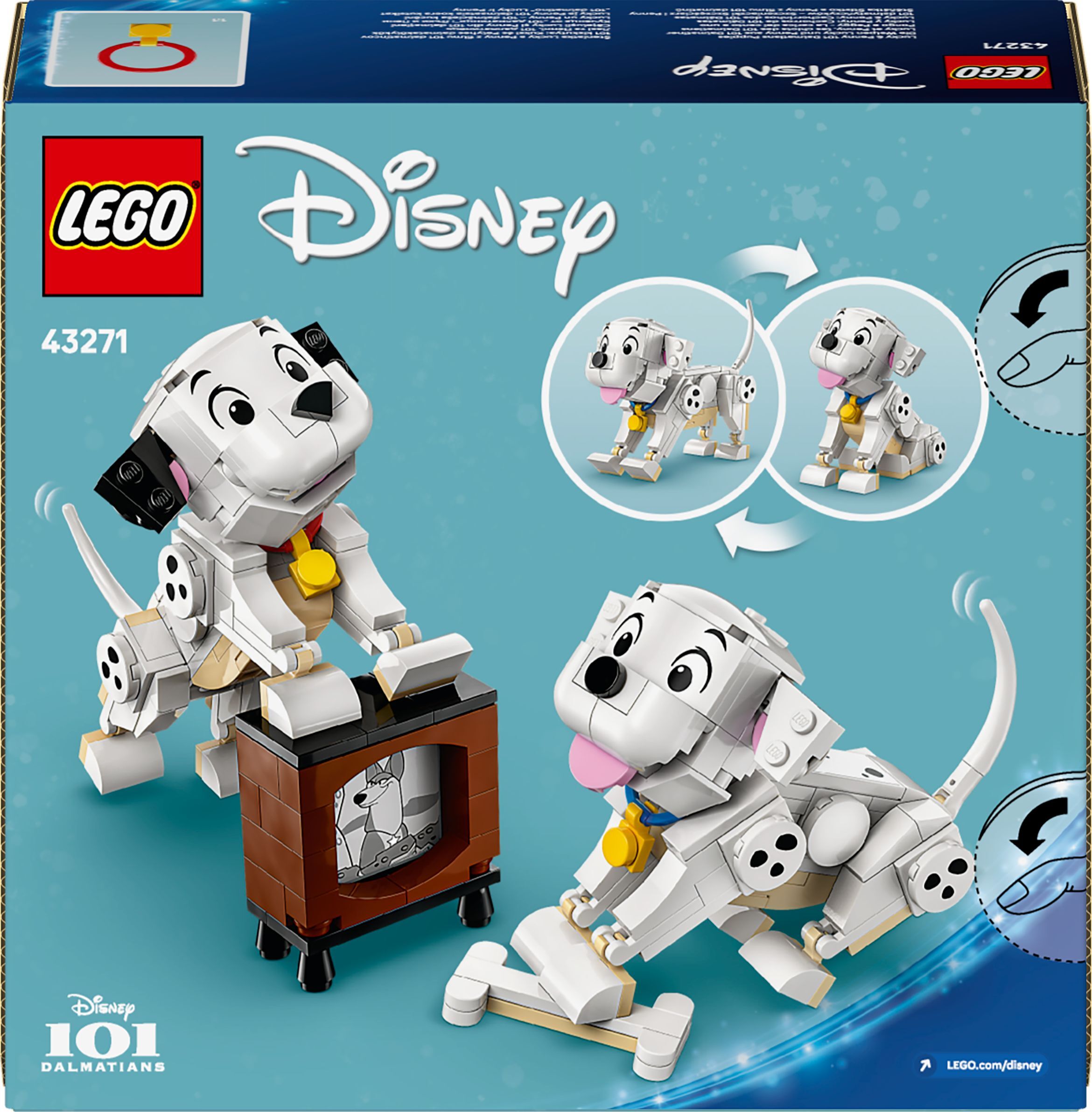 LEGO 43271 Disney Classic Лакі та Пенні. 101 далматинецьфото13
