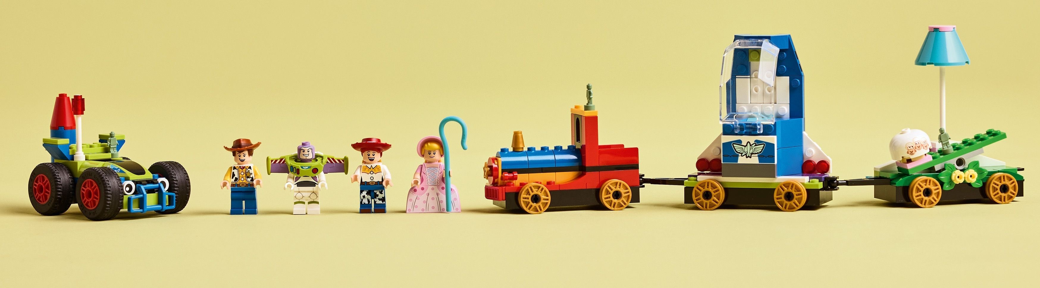LEGO 43264 Disney Pixar Празднование с Истории Игрушек: поезд и авто для гонок фото 